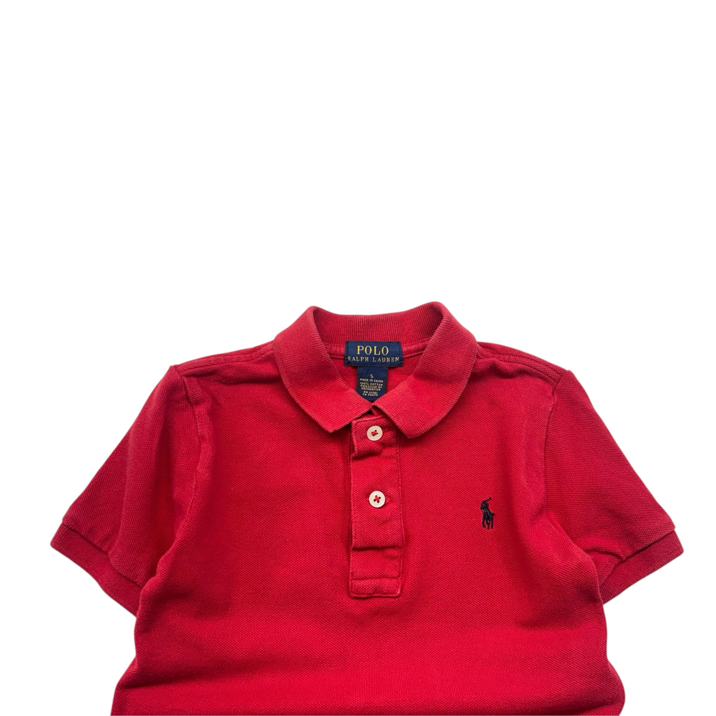 Ralph Lauren Red Polo (5)