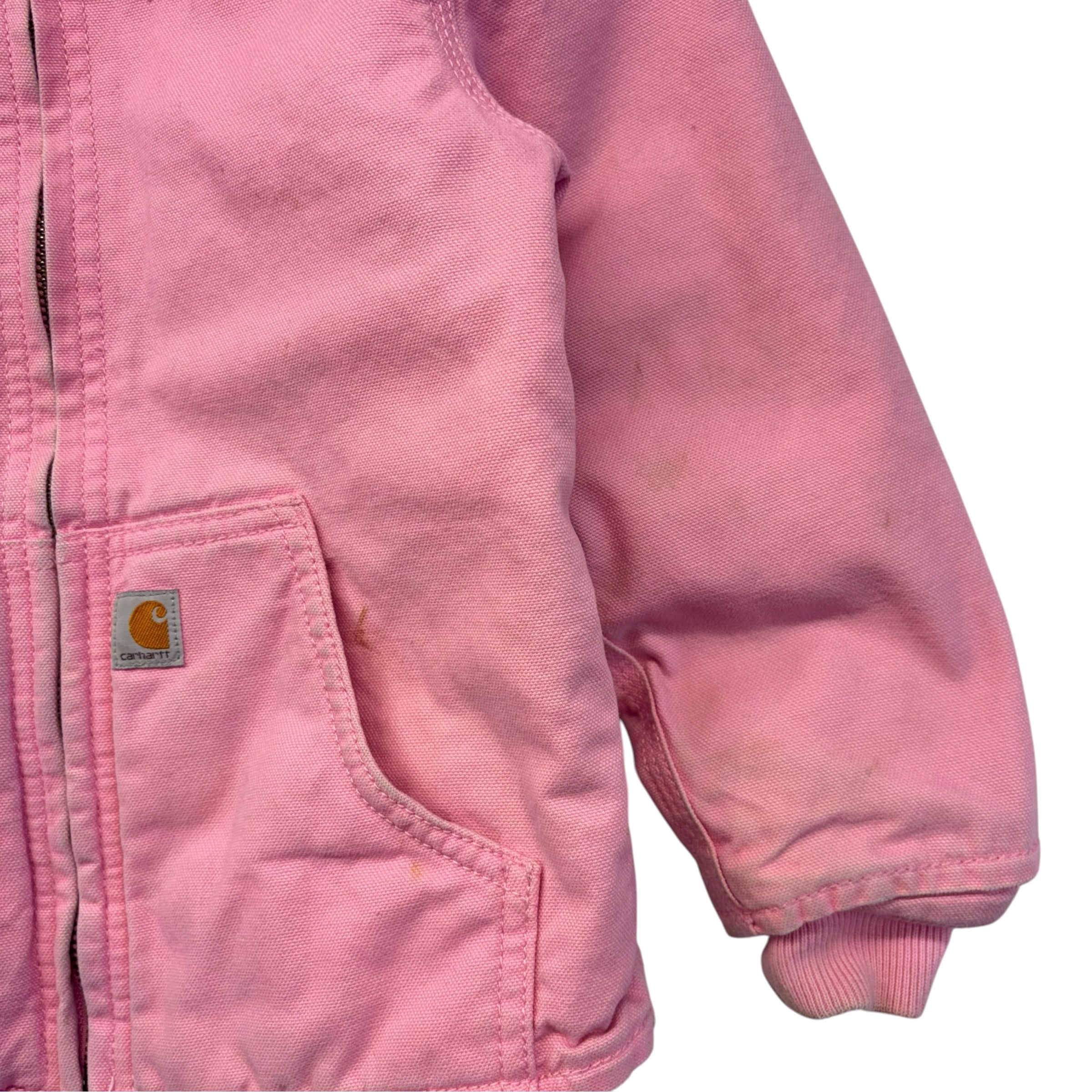 Pink Carhartt Sherpa Lined Jacket (4)