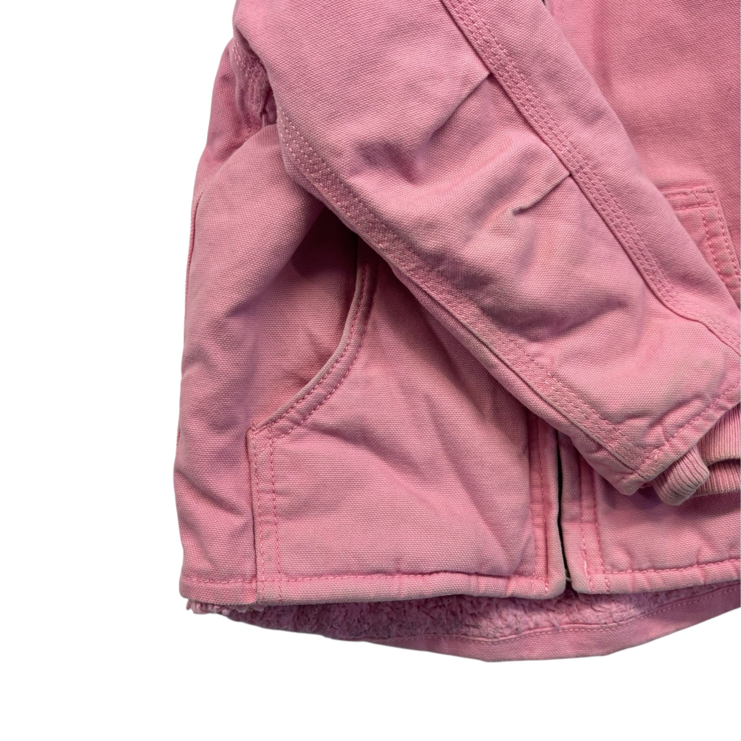 Pink Carhartt Sherpa Lined Jacket (4)
