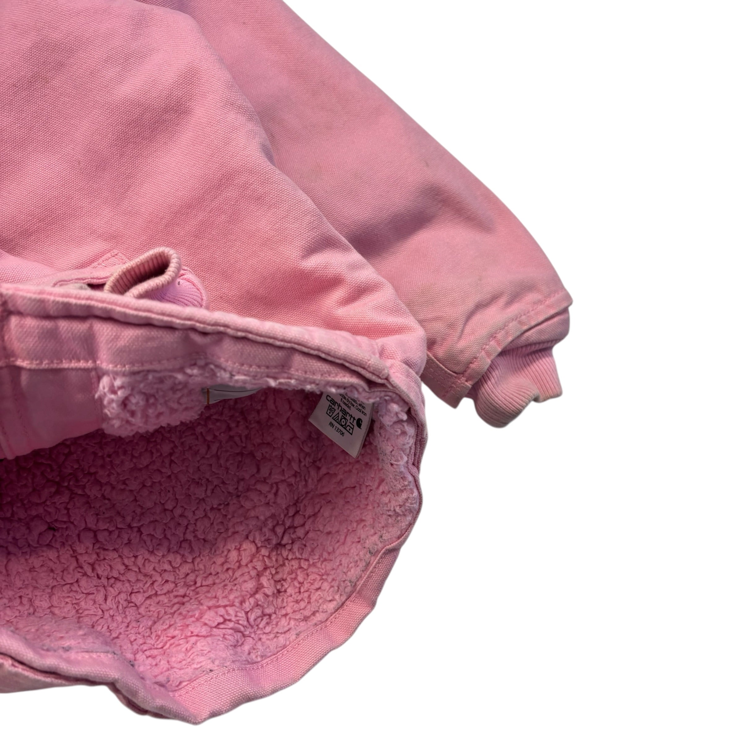 Pink Carhartt Sherpa Lined Jacket (4)