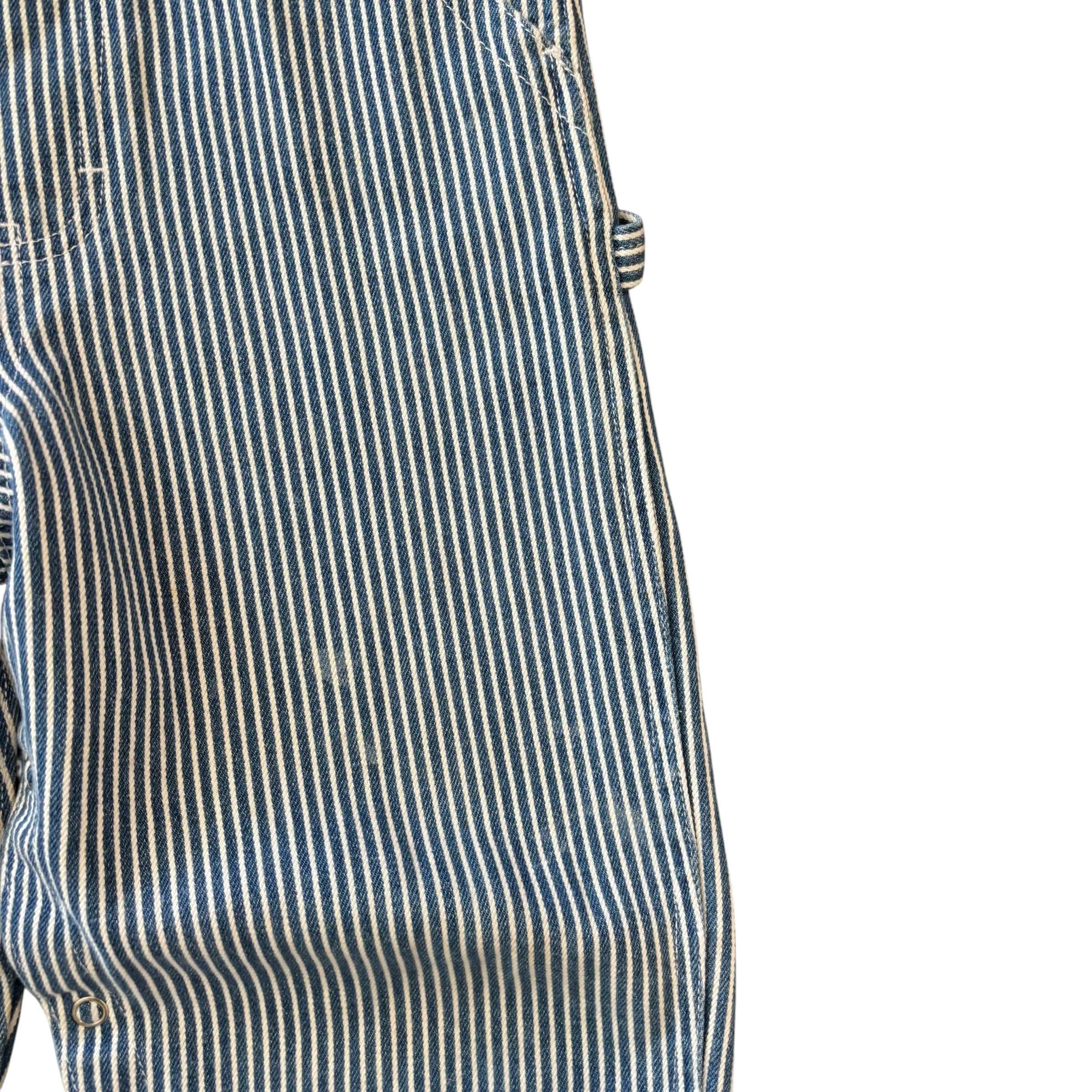 Vintage Oshkosh Pinstripe Overalls (4T)