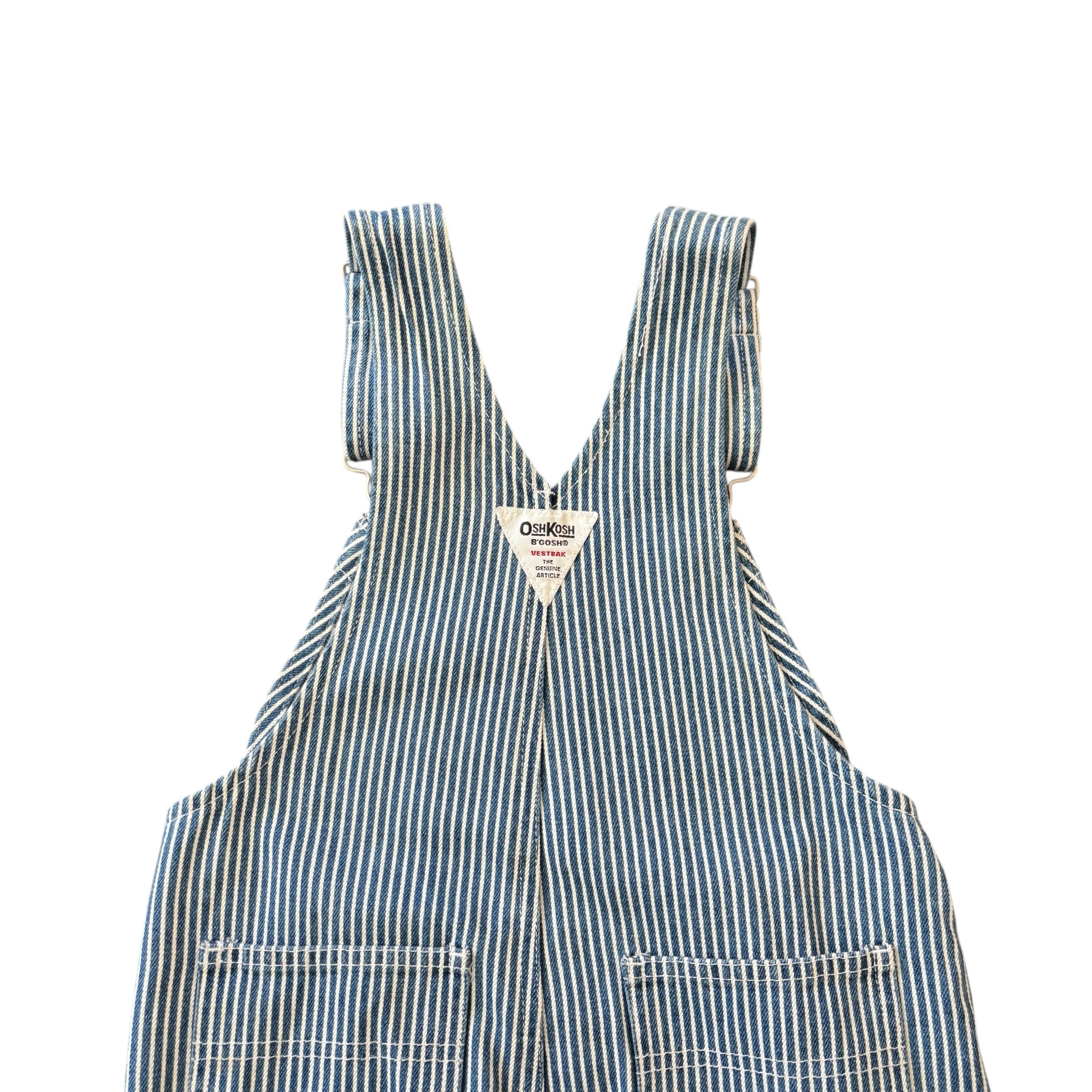 Vintage Oshkosh Pinstripe Overalls (4T)