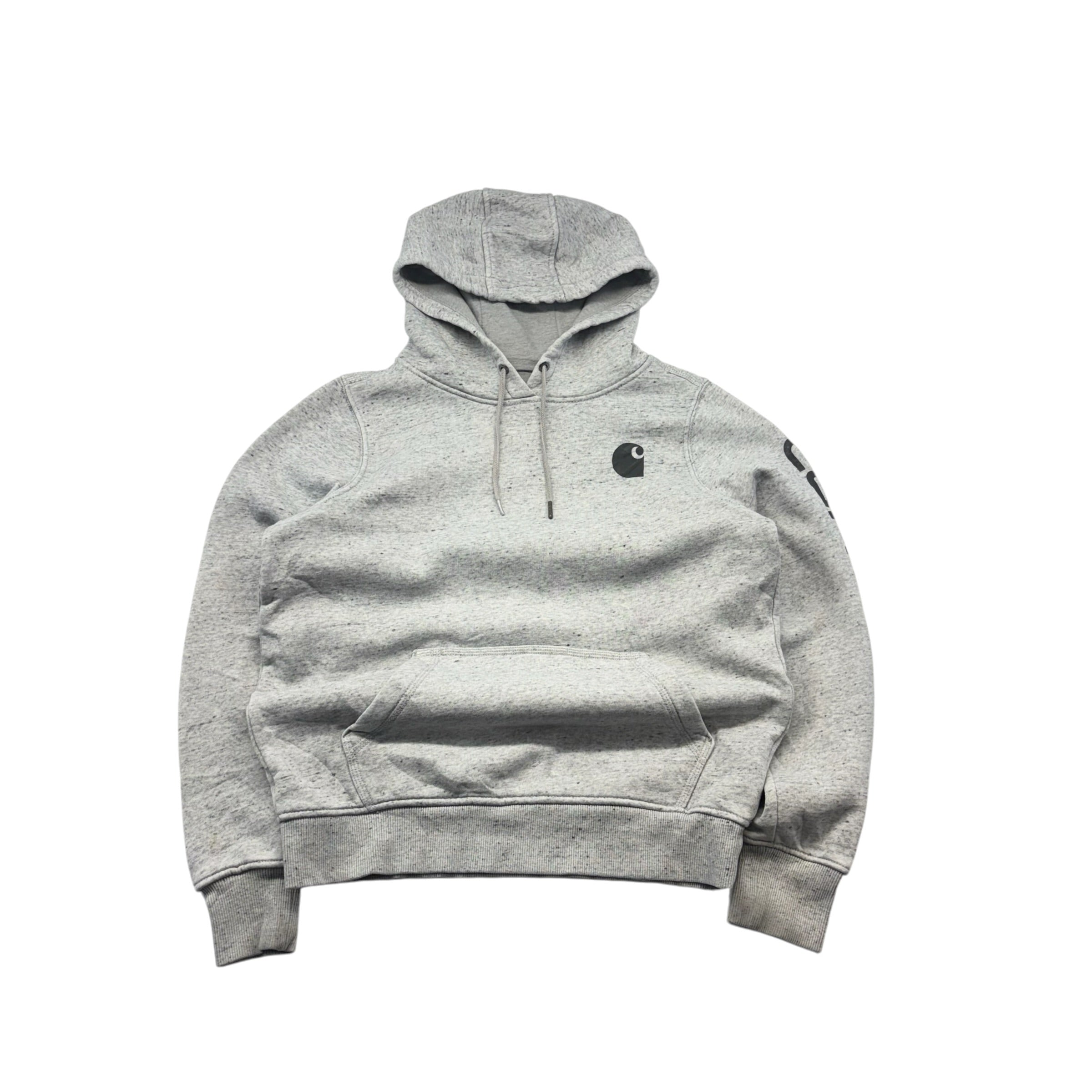 Carhartt Grey Logo Hoodie (14)