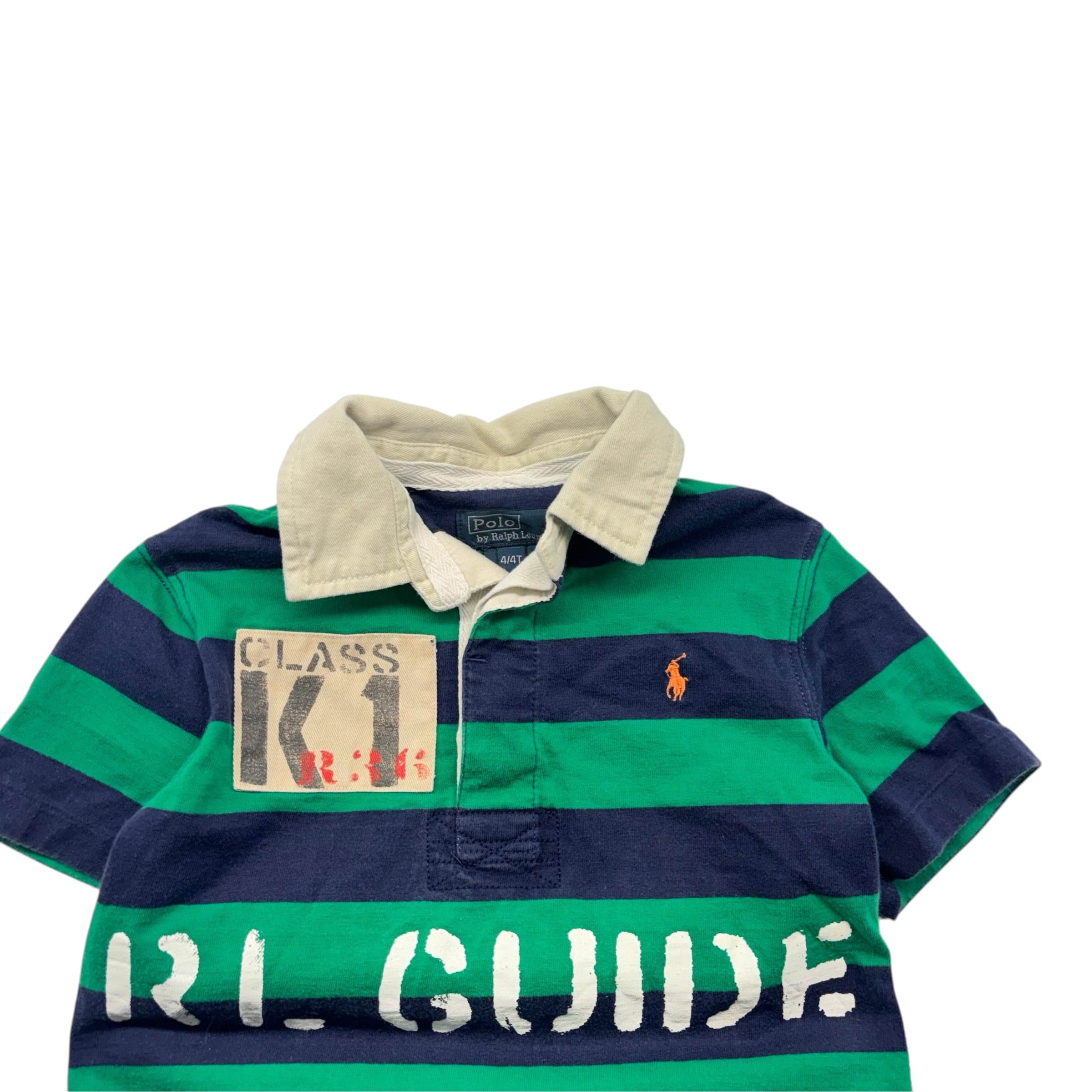 Ralph Lauren Stripe Polo (4T)