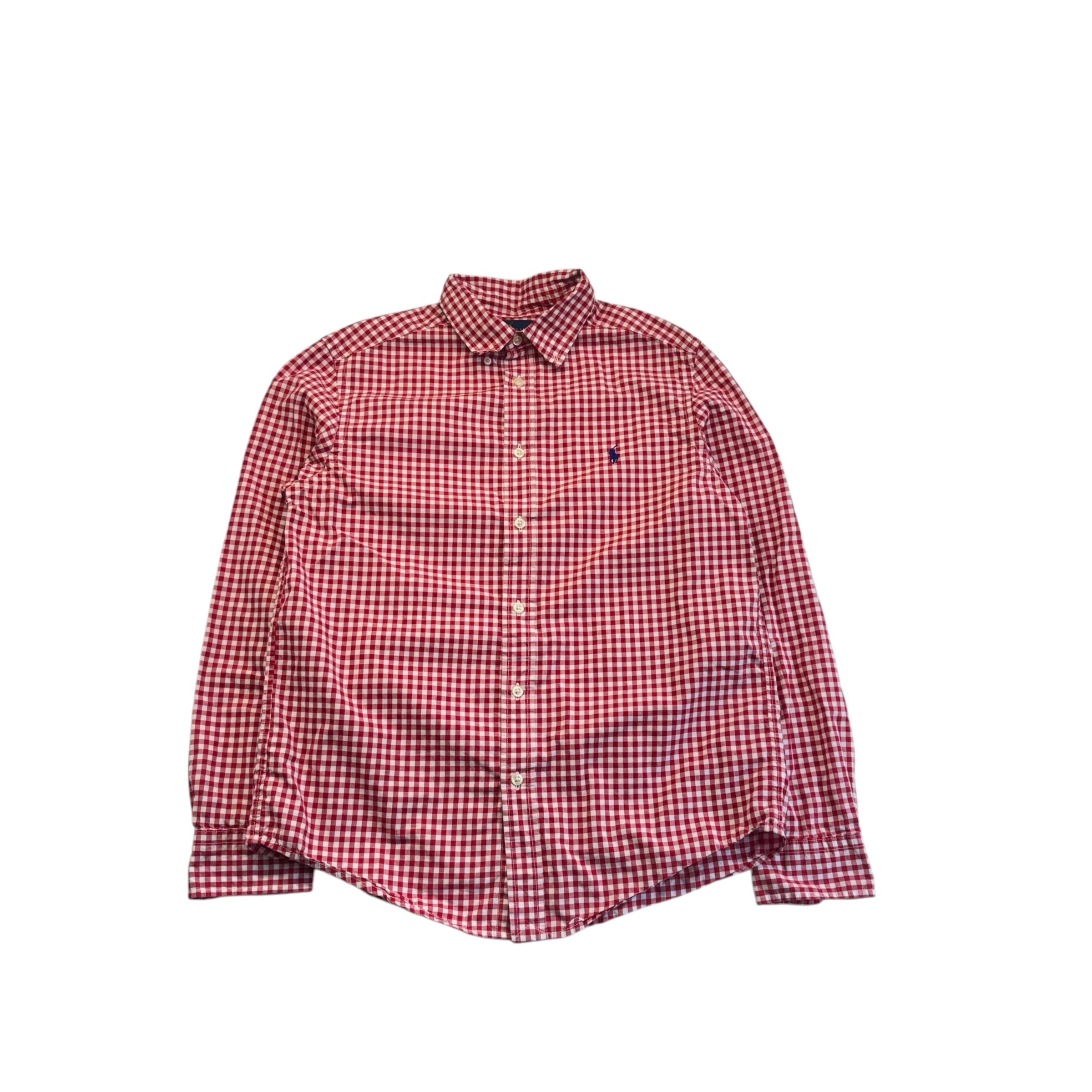 Ralph Lauren Red Checkered Shirt (14-16)