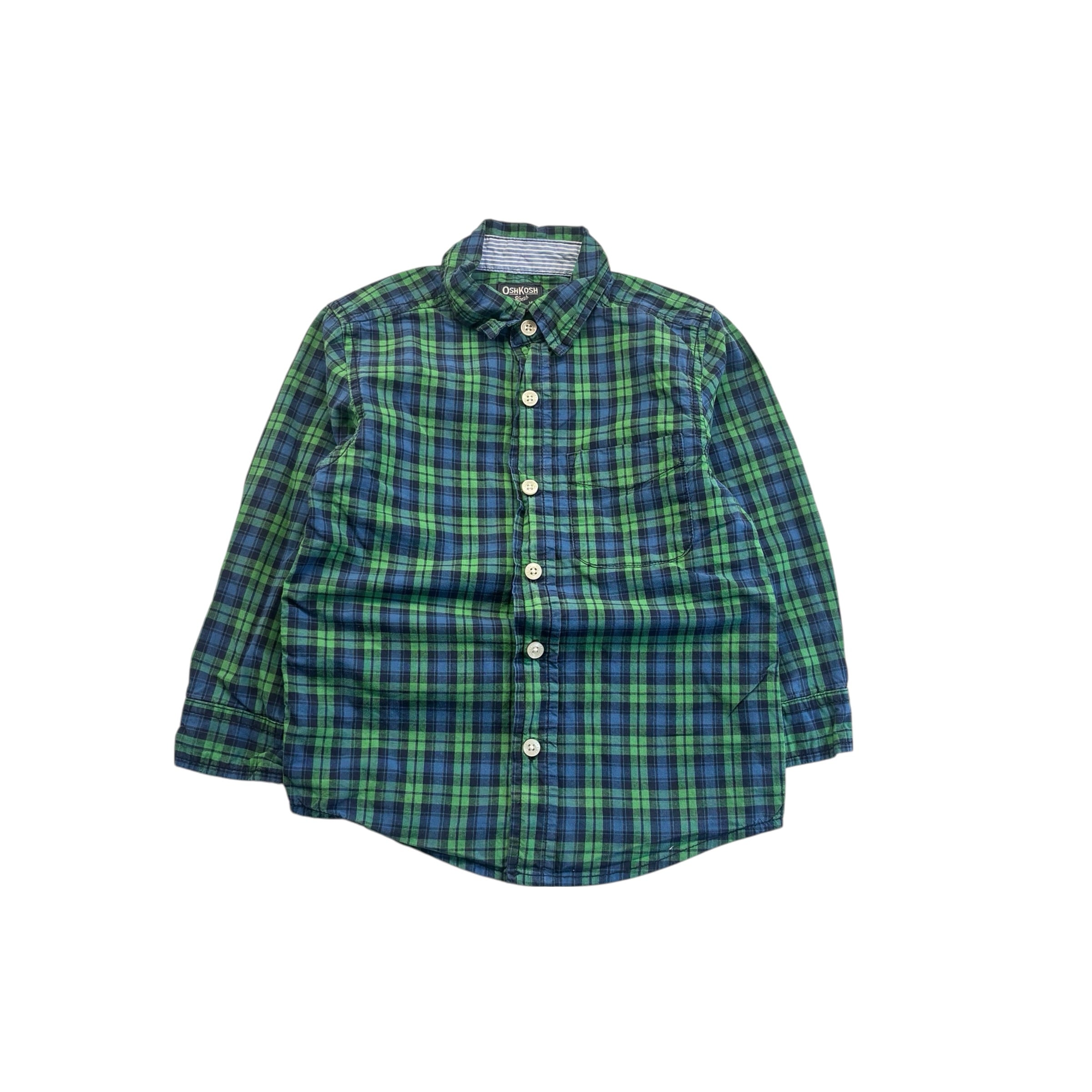 OshKosh Green & Blue Checkered Shirt (4)
