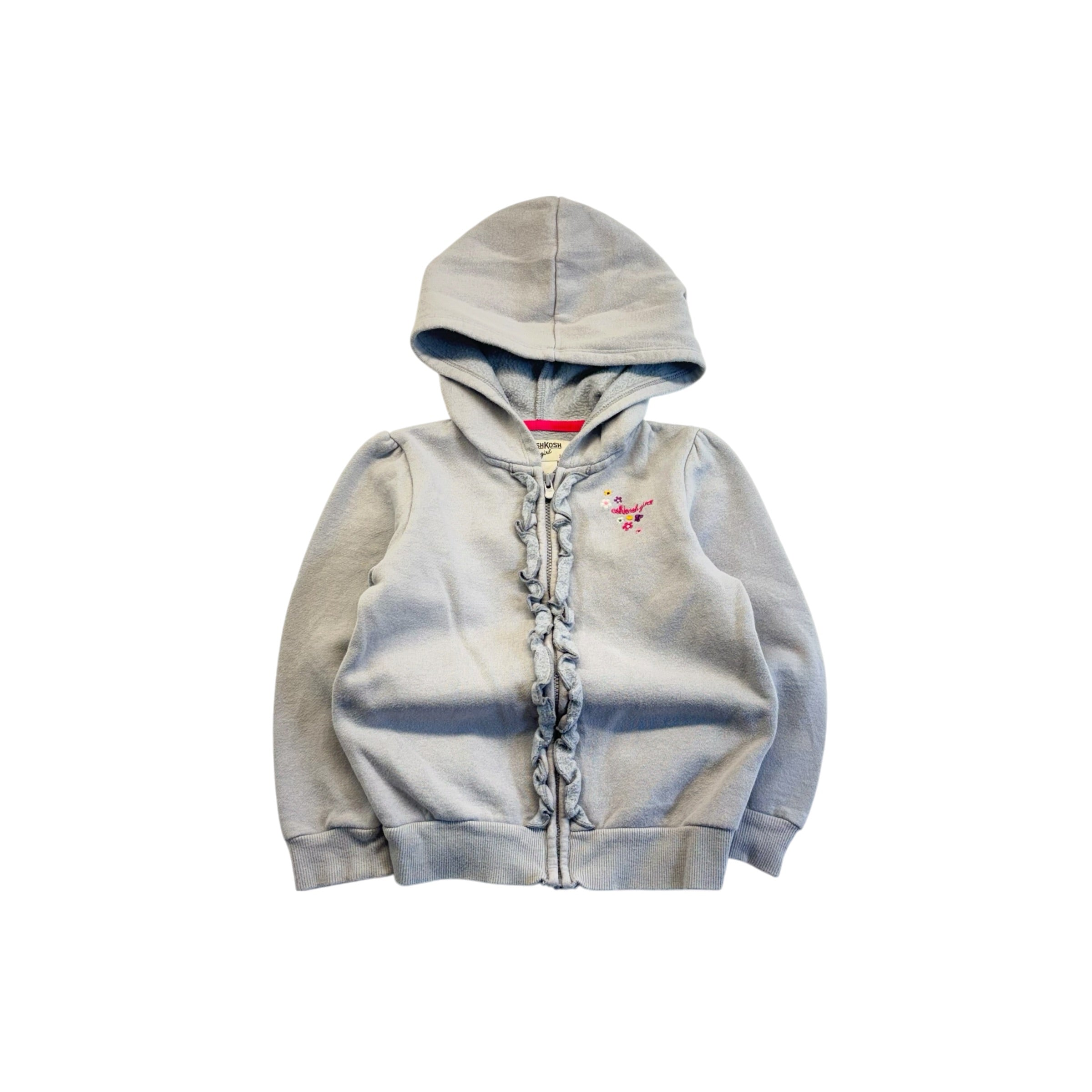 OshKosh Grey Zip Up (3-4T)