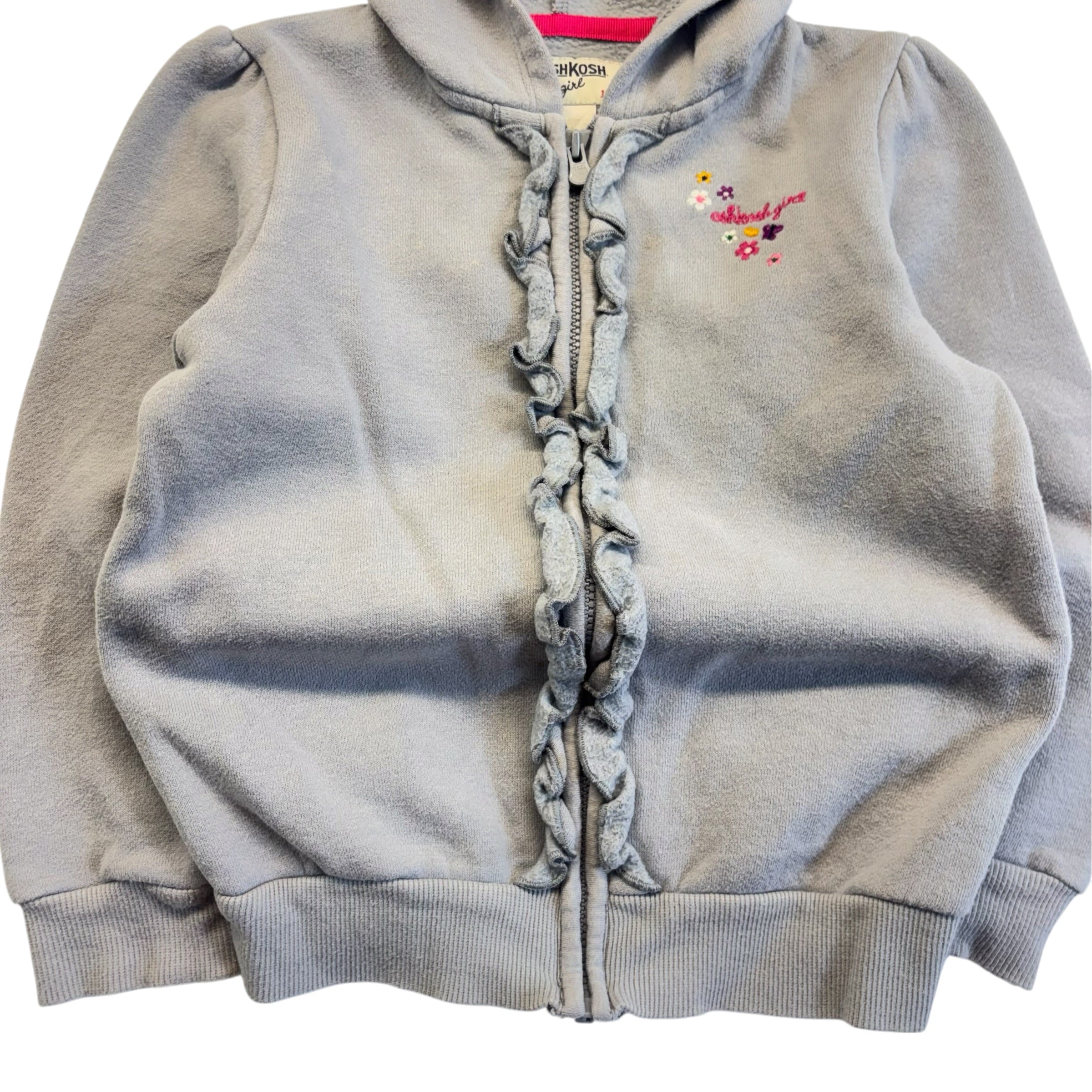 OshKosh Grey Zip Up (3-4T)