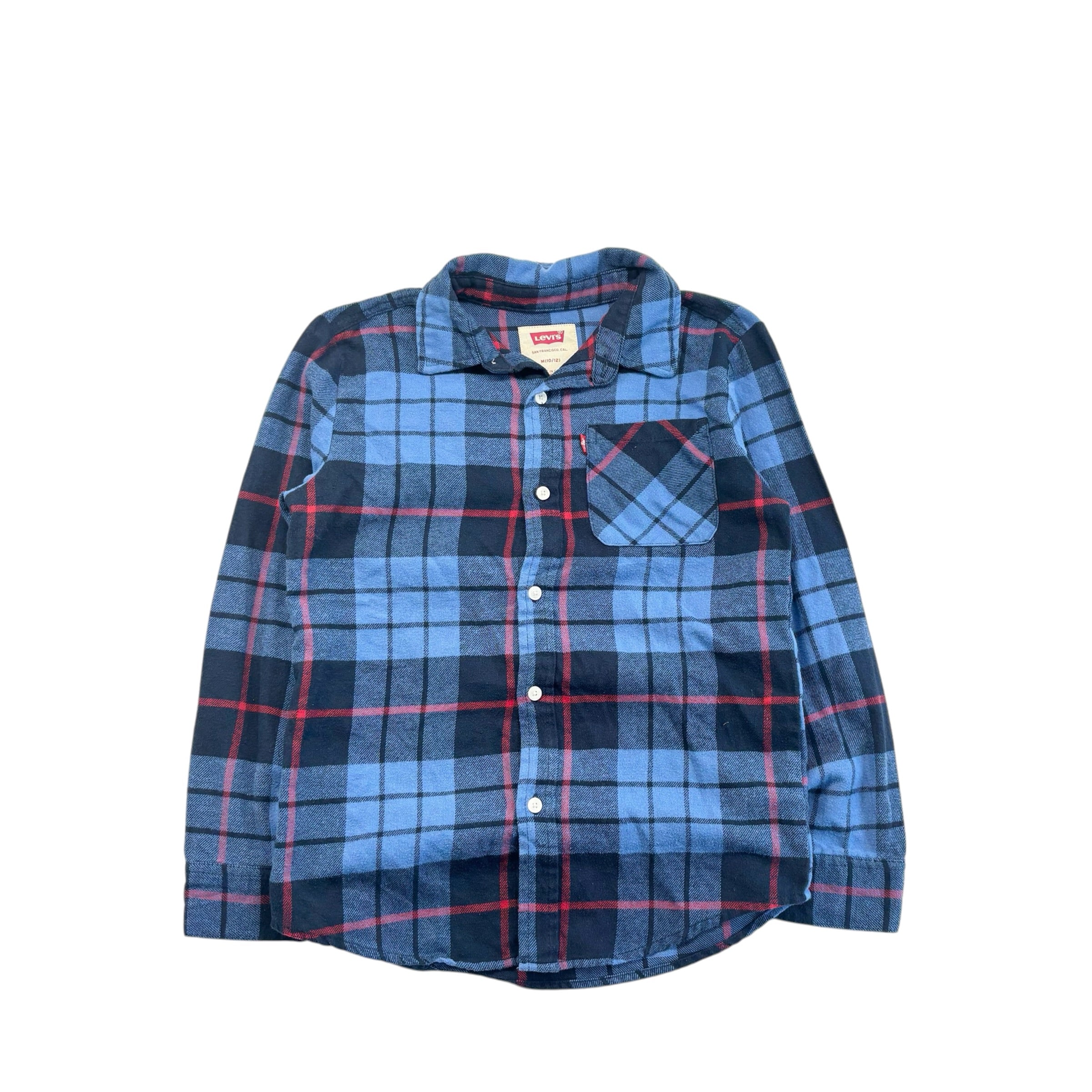 Levis Checkered Flannel Shirt (10-12)