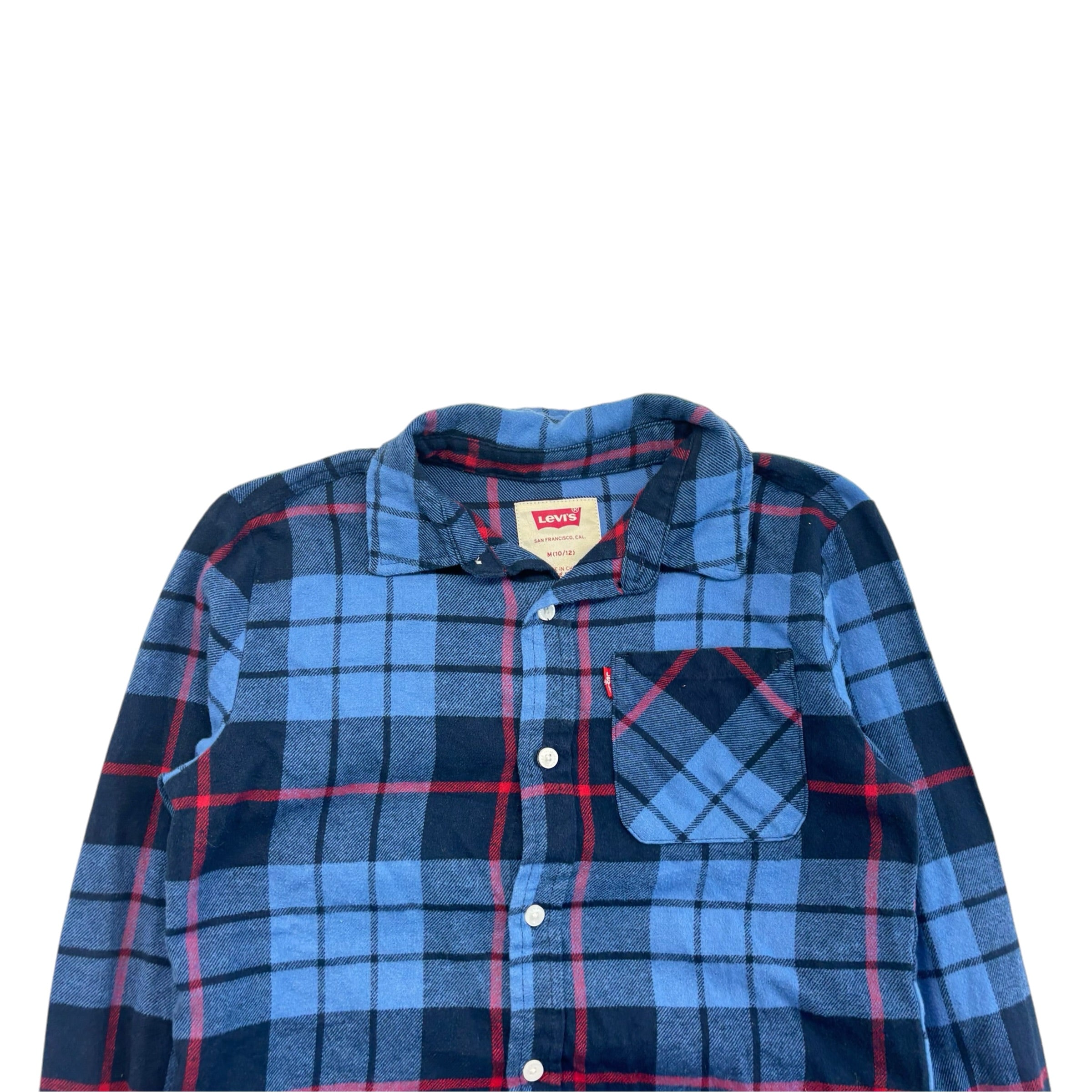 Levis Checkered Flannel Shirt (10-12)