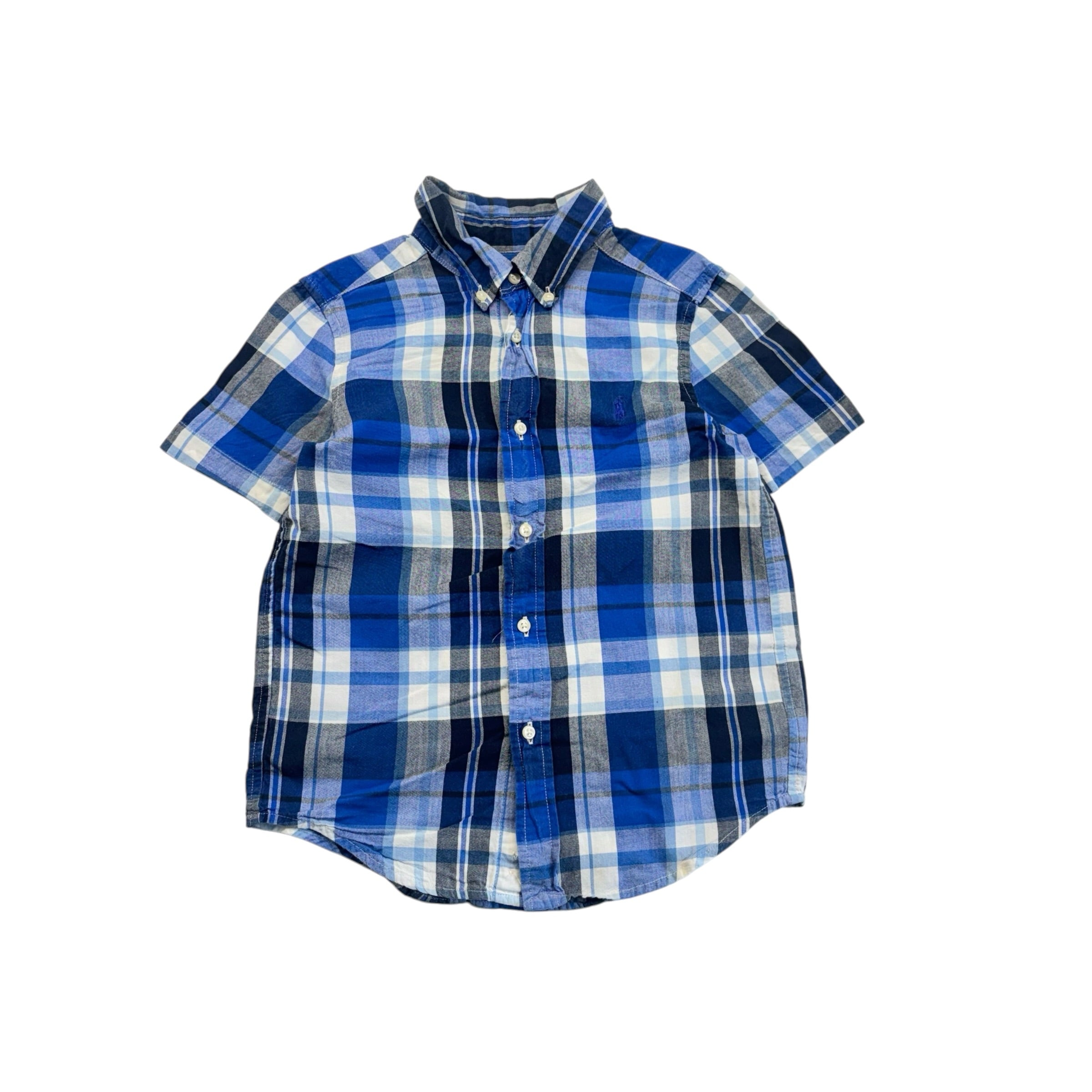 Ralph Lauren Blue Checkered Shirt (6)