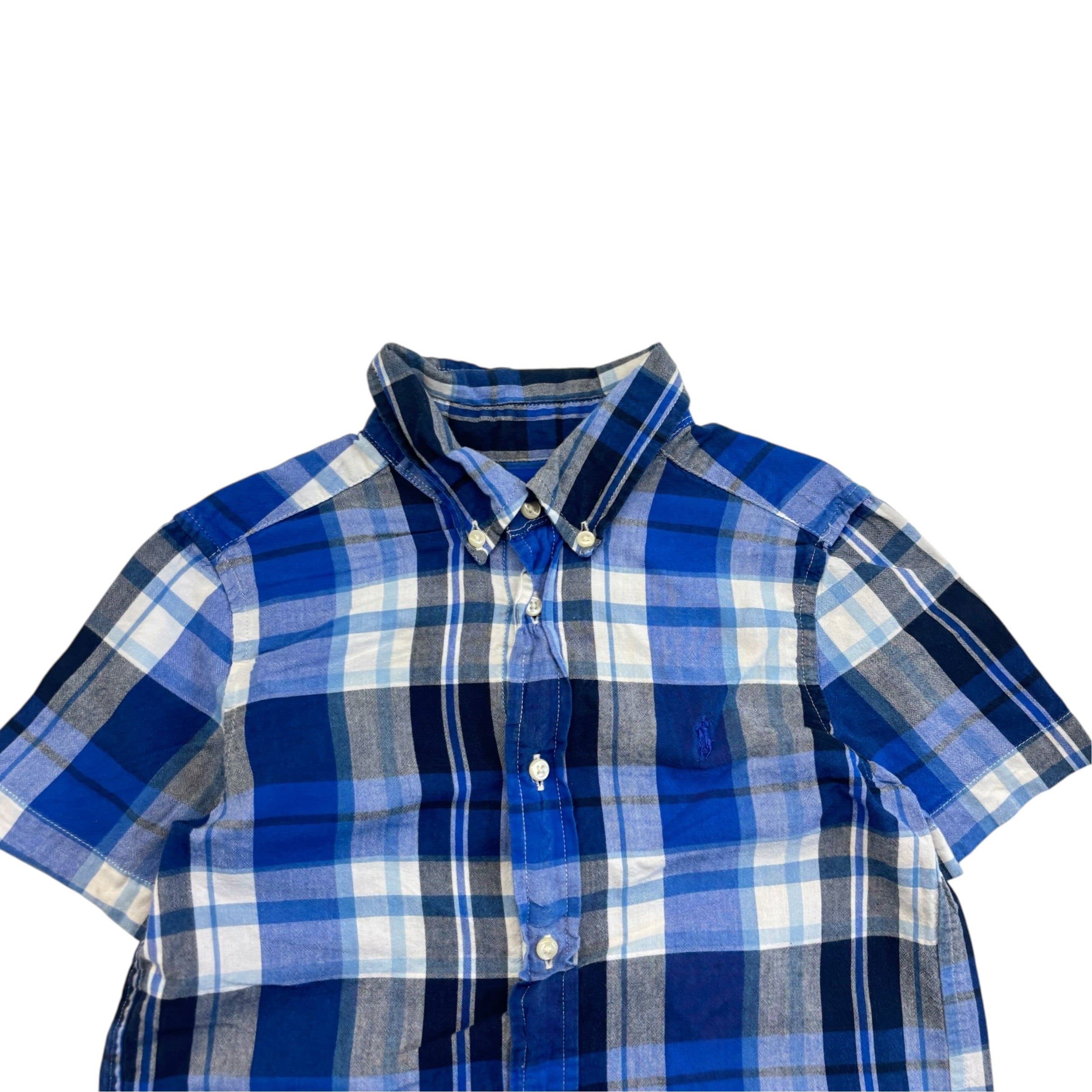 Ralph Lauren Blue Checkered Shirt (6)