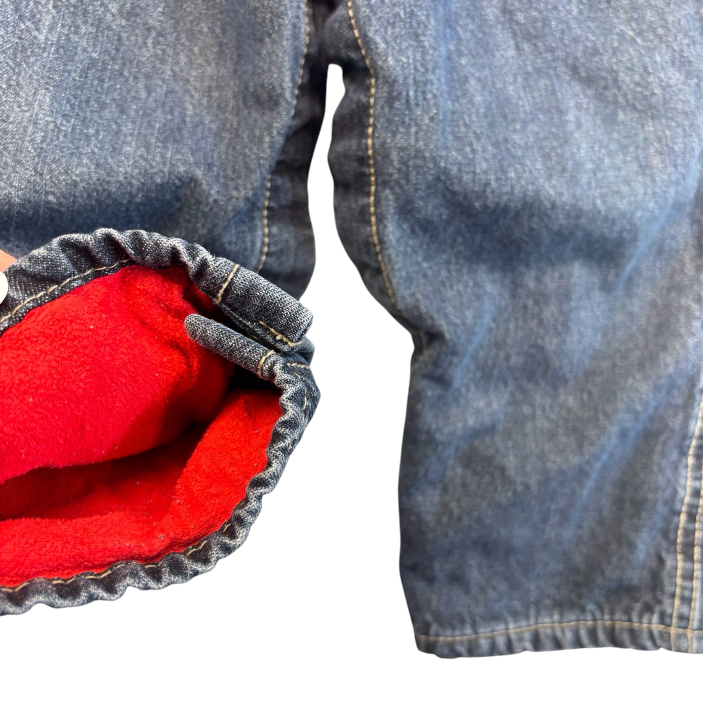 OshKosh Denim Fleece Lined Overalls (24m)