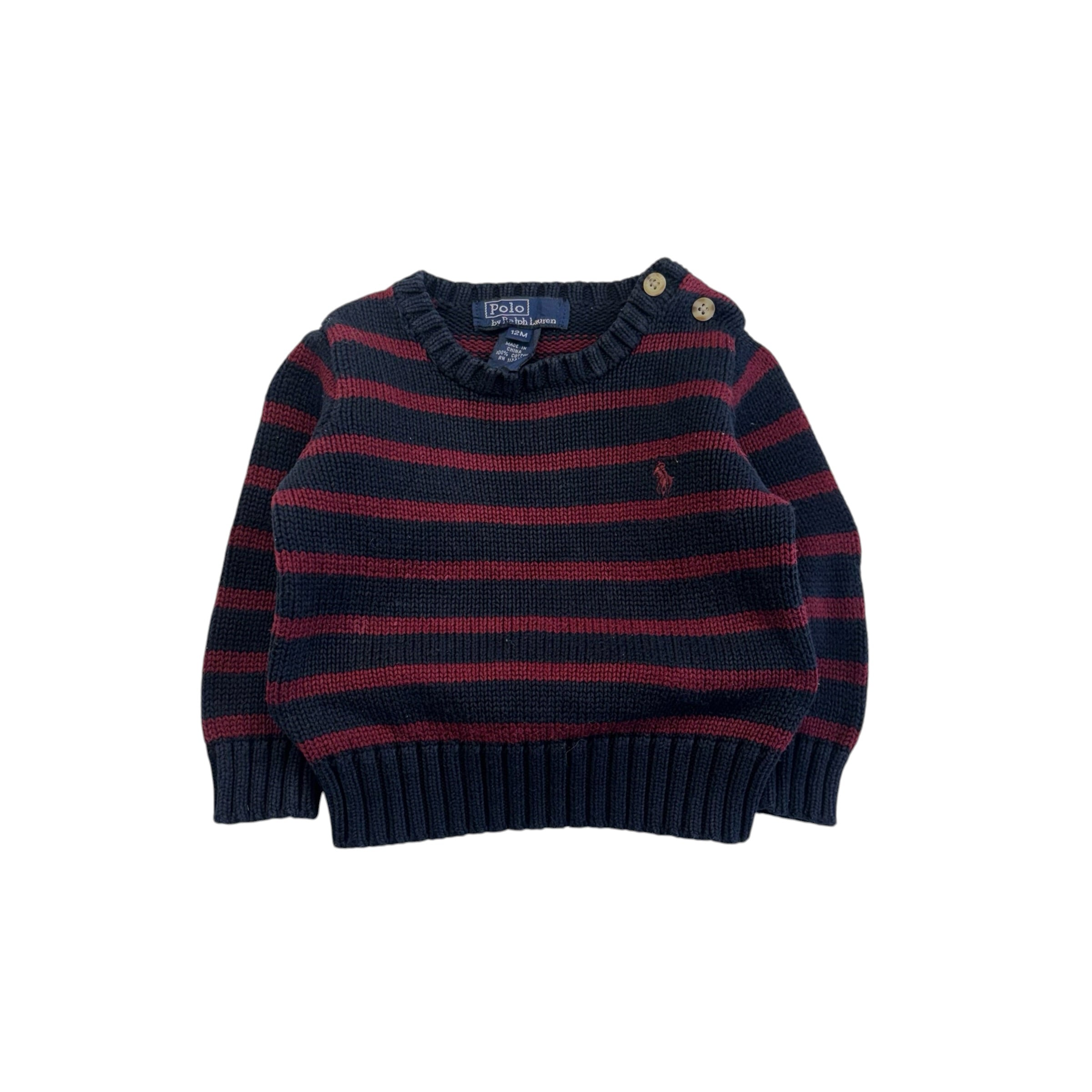 Ralph Lauren Stripe Knit (12m)
