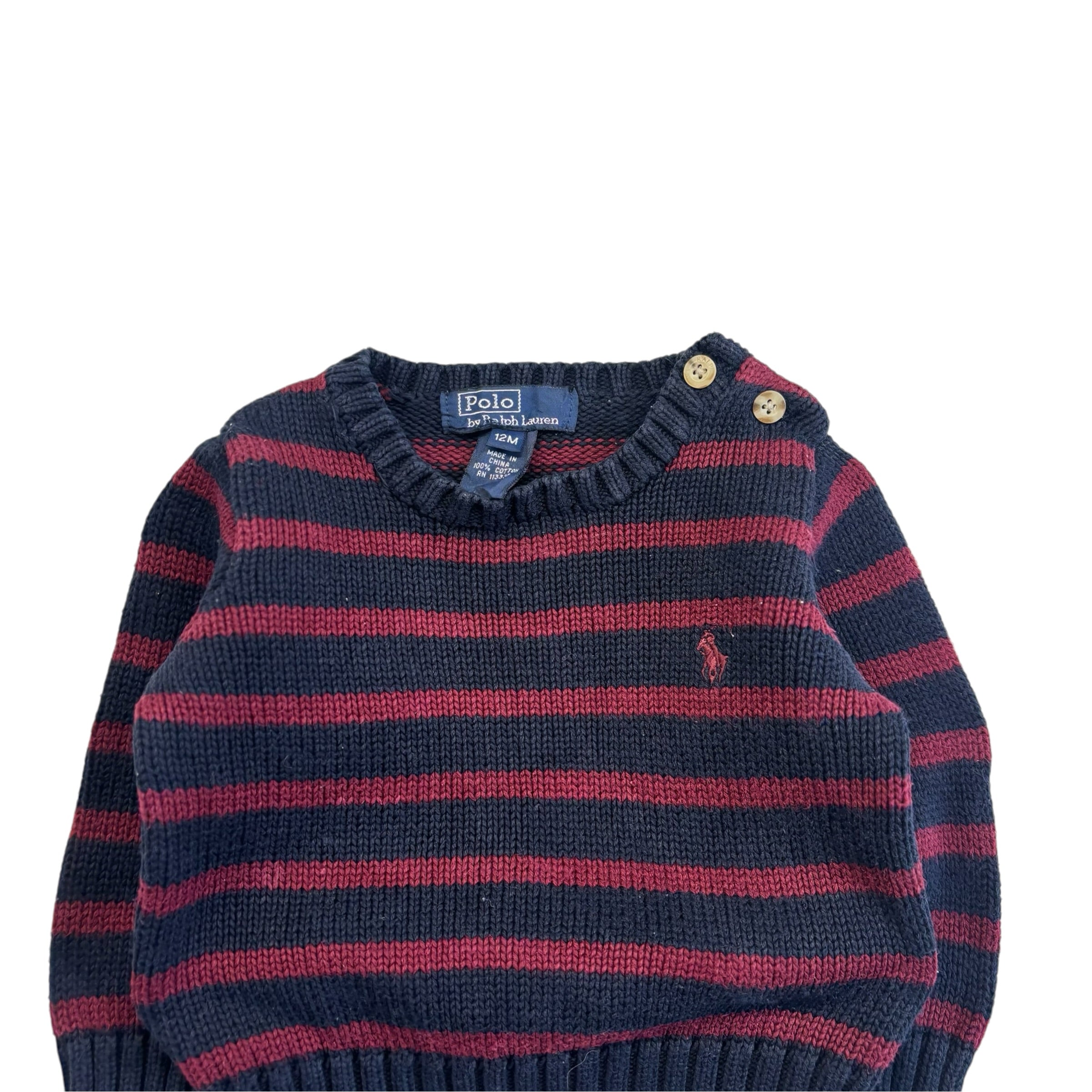 Ralph Lauren Stripe Knit (12m)