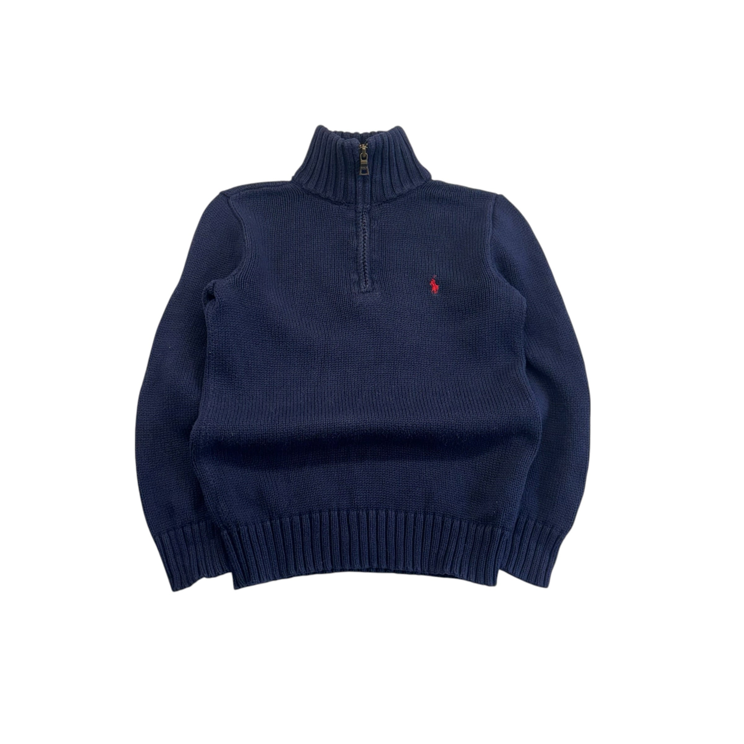 Ralph Lauren Navy Quarter Zip Knit (8)
