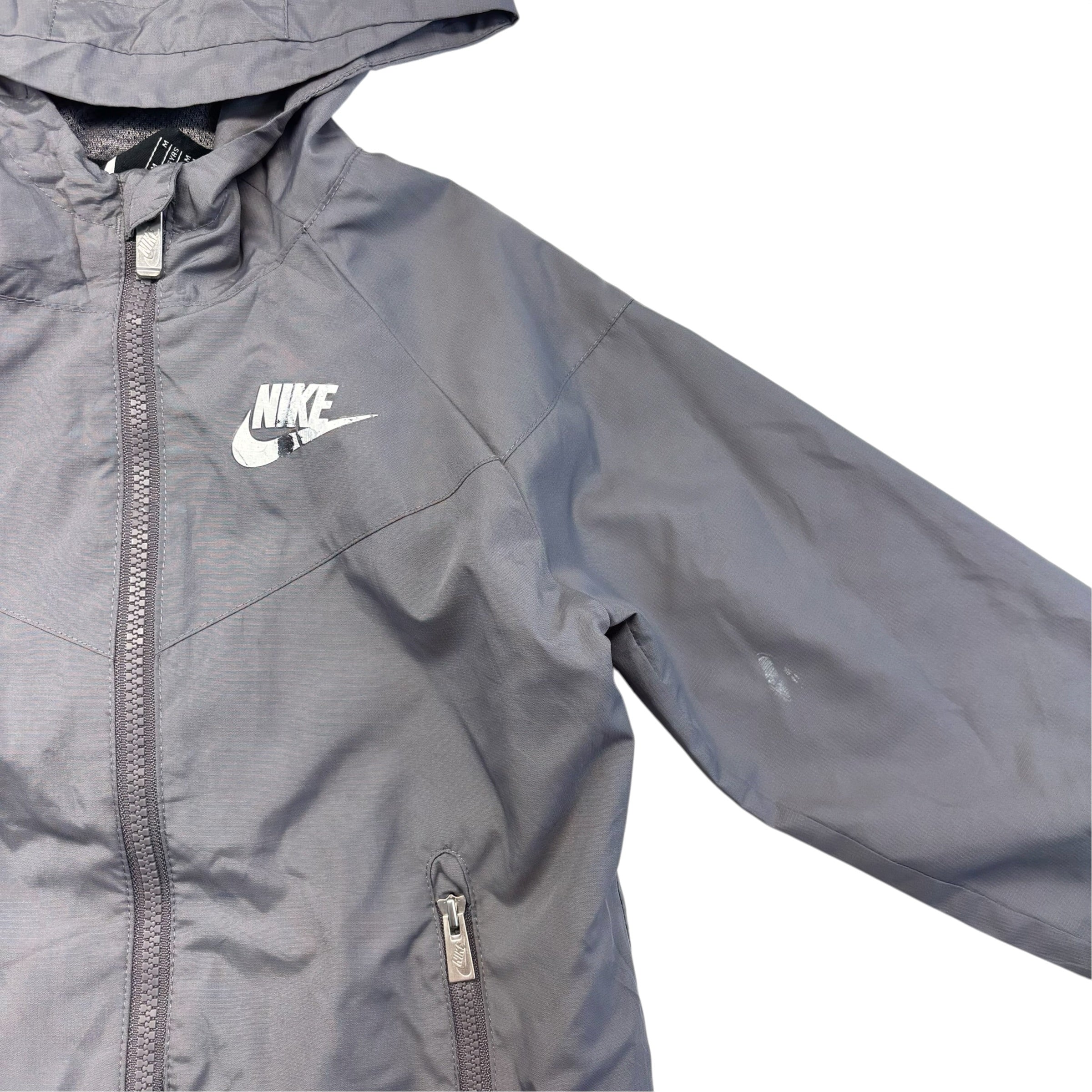 Nike Grey Windbreaker Jacket (5-6)