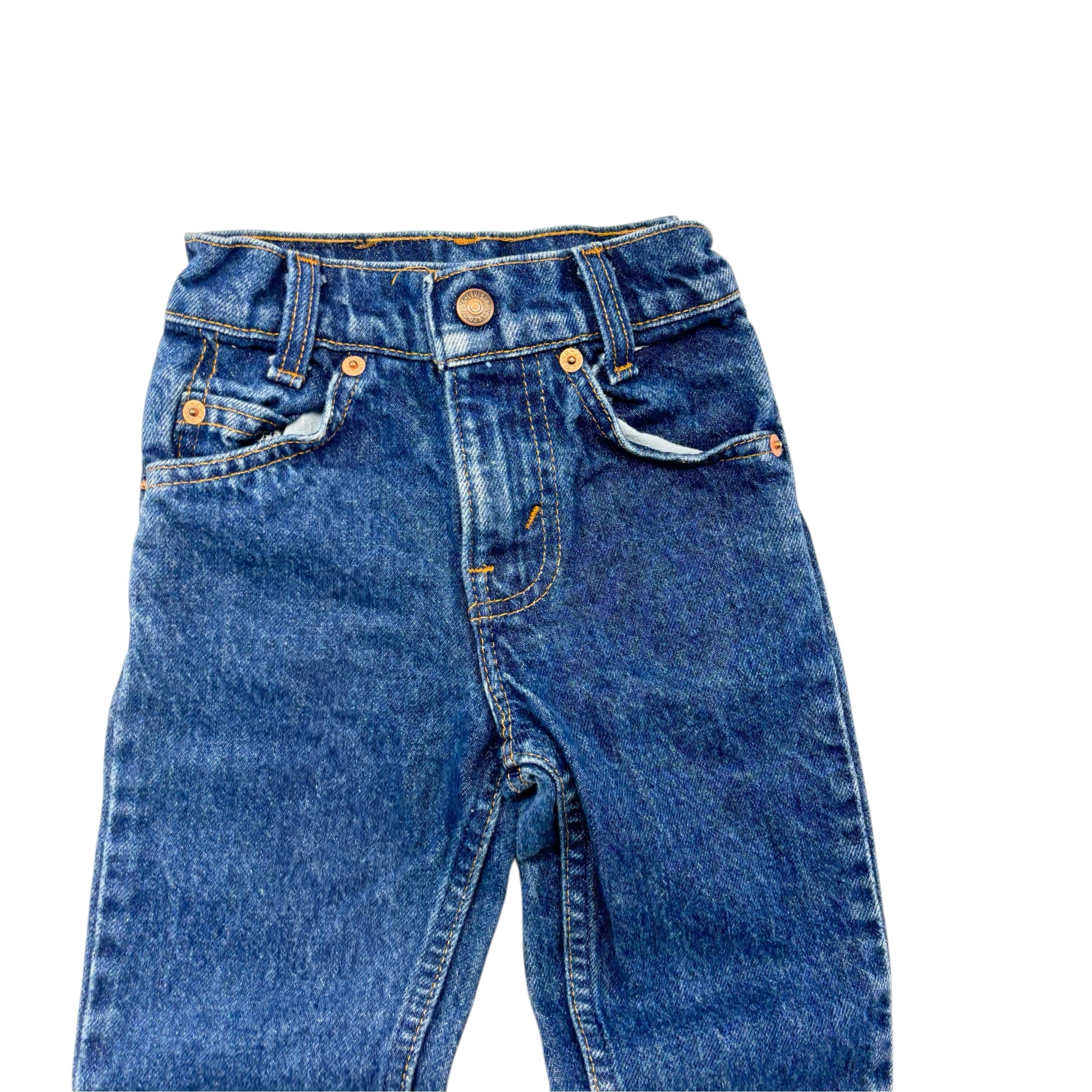 Vintage Levis Denim Orange Tab Jeans (4-5)