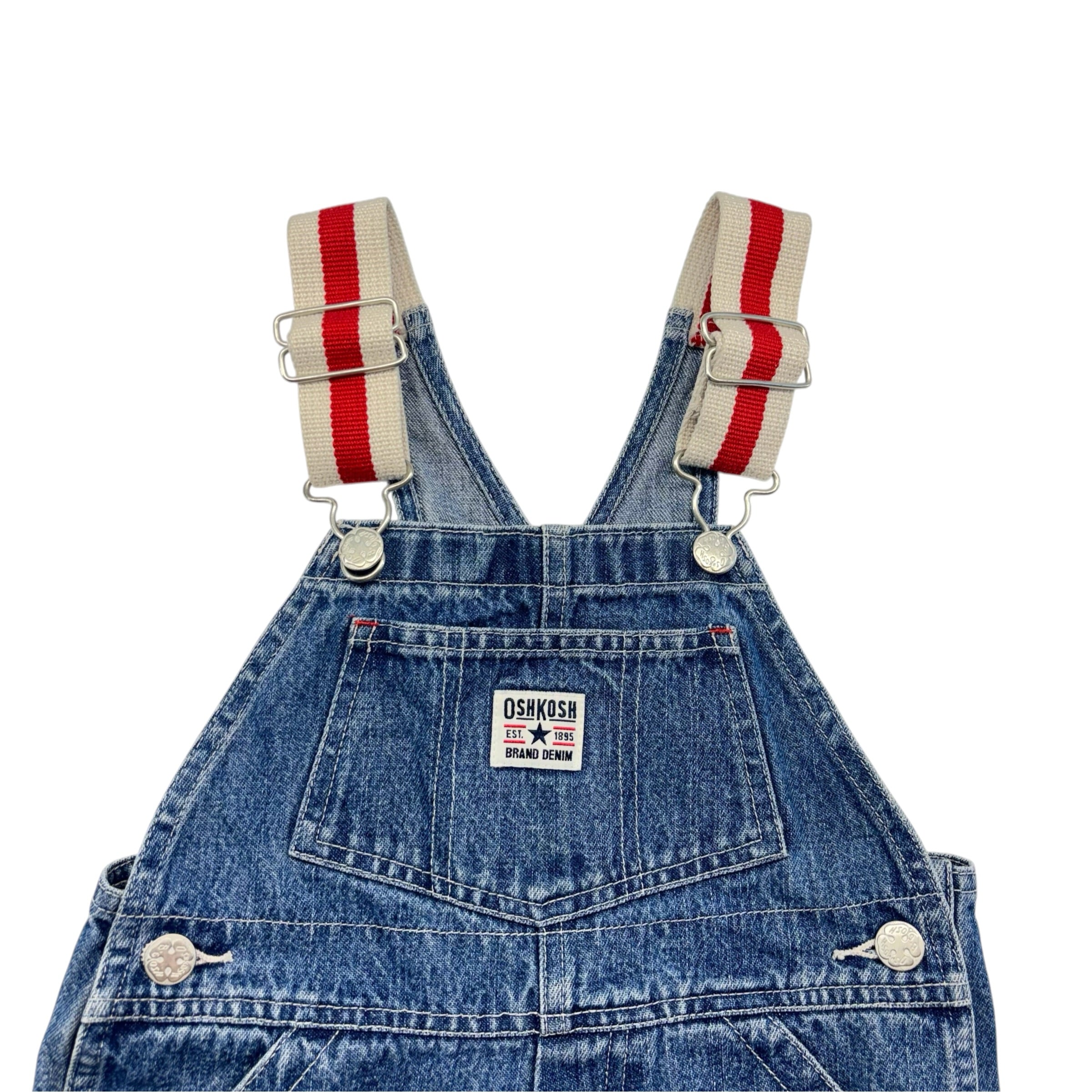 Vintage OshKosh Denim Overalls (3T)