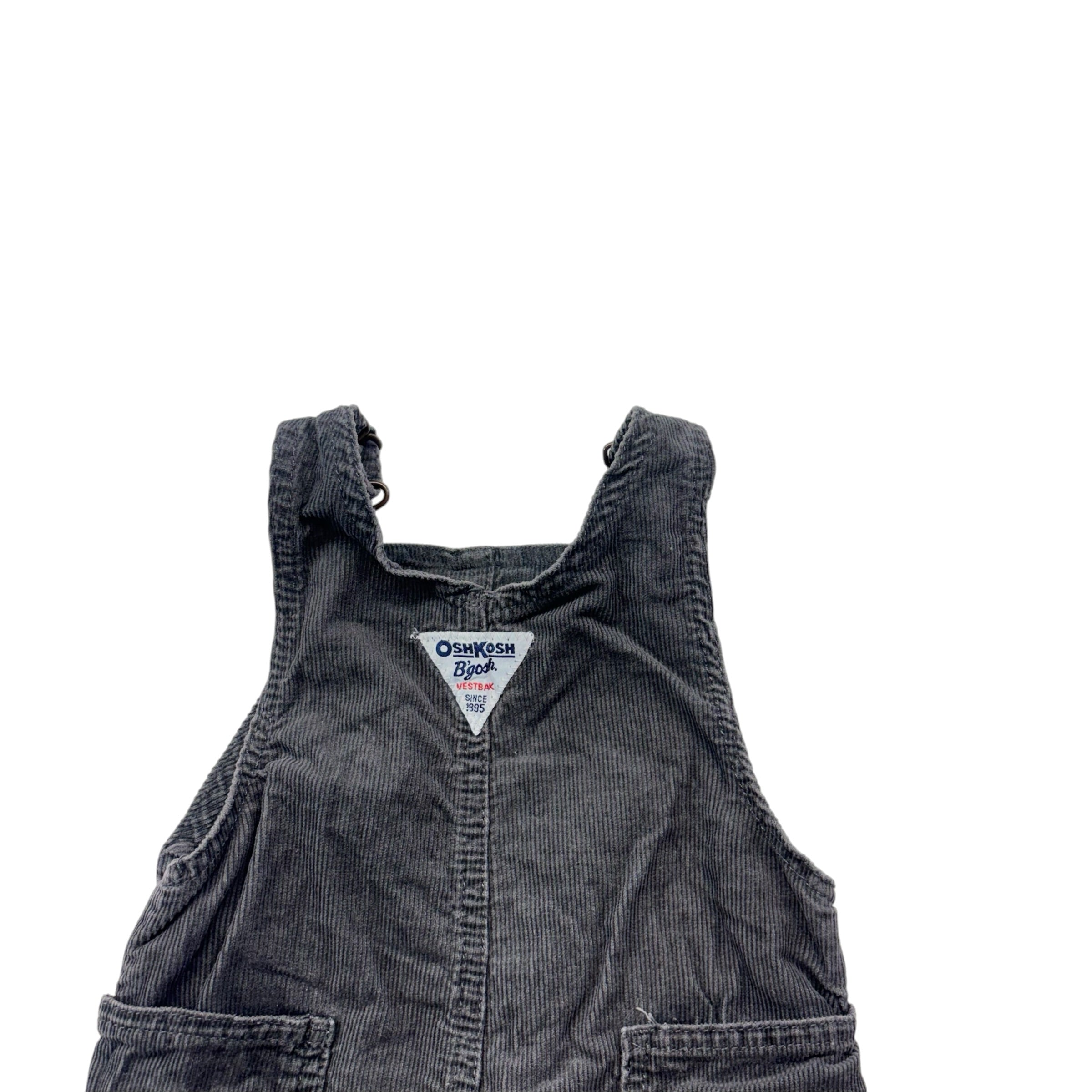 OshKosh Cord Train Overalls (6m)