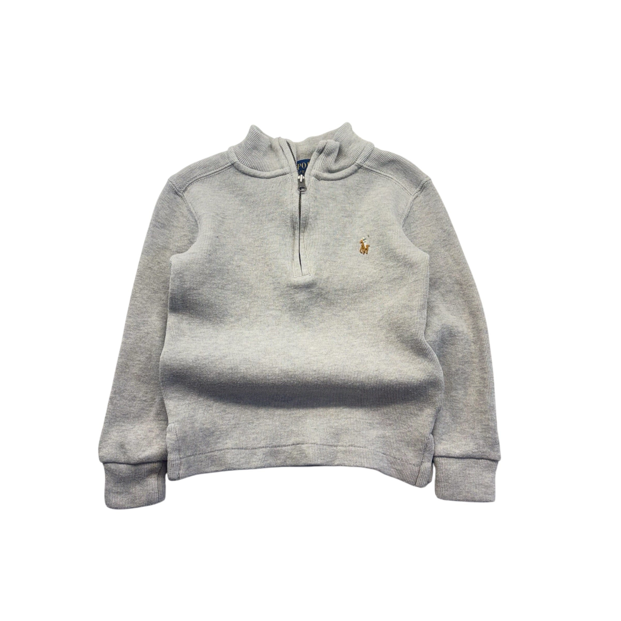 Ralph Lauren Grey Quarter Zip (3T)