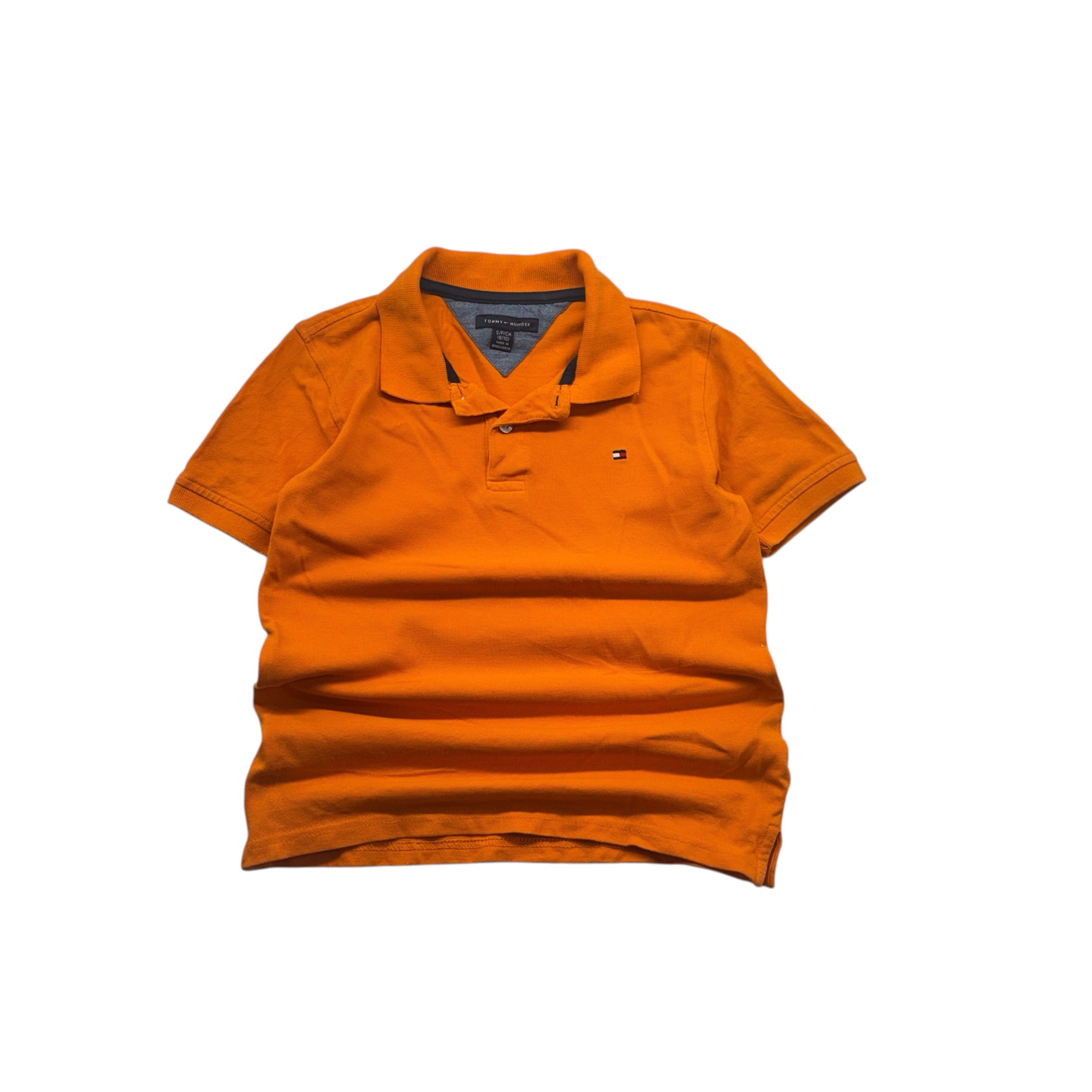 Tommy Hilfiger Orange Polo (8)