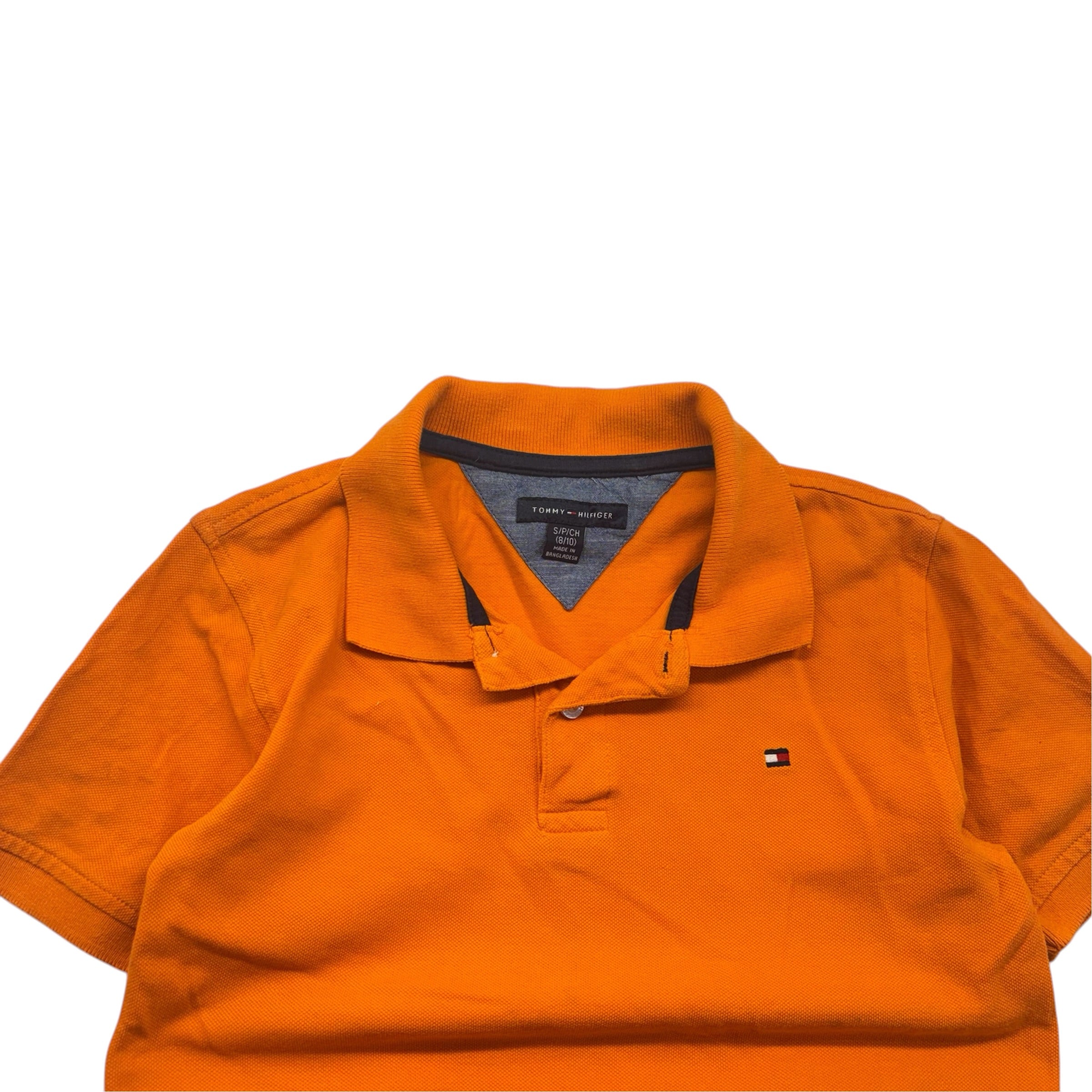 Tommy Hilfiger Orange Polo (8)