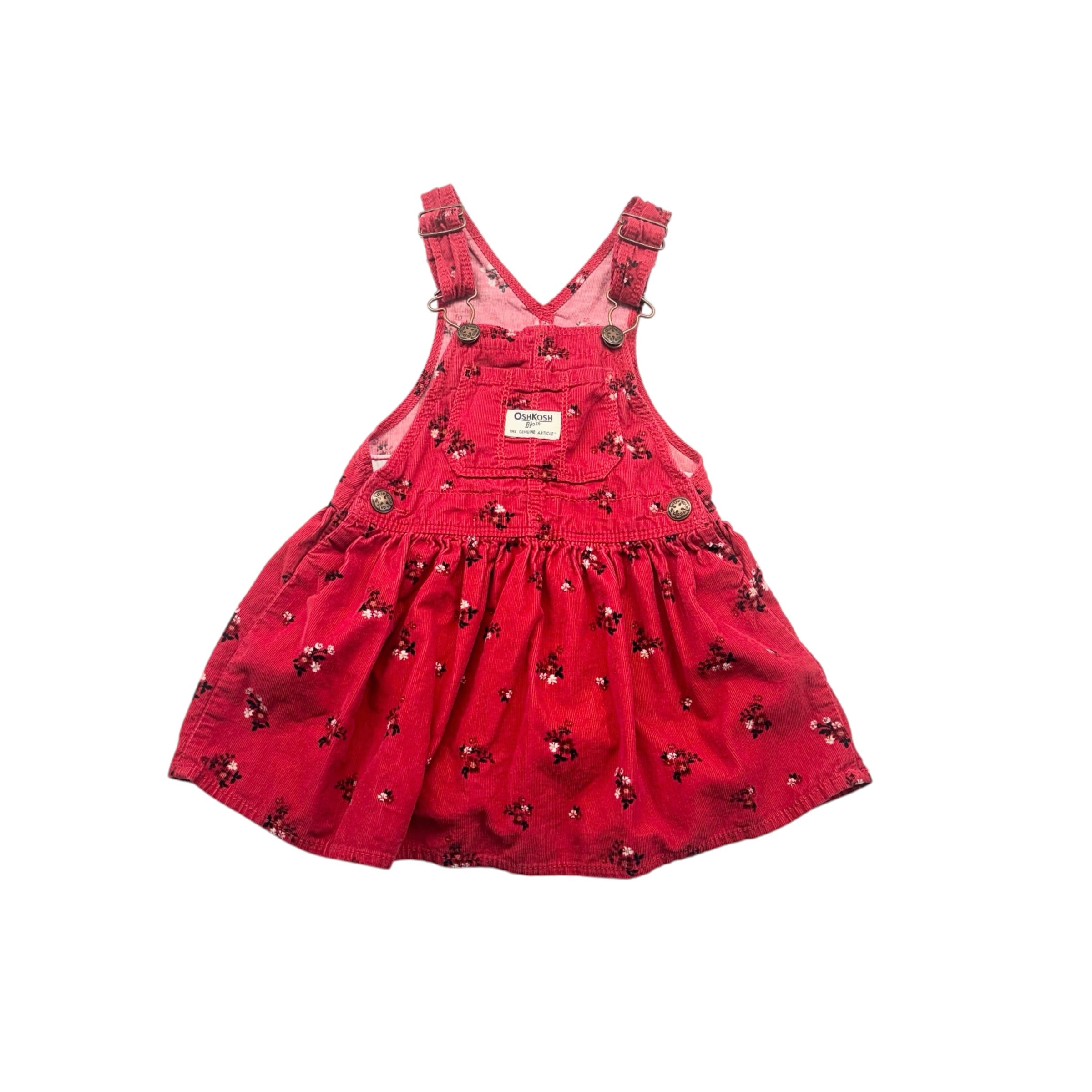 OshKosh Cord Floral Dress (2T)