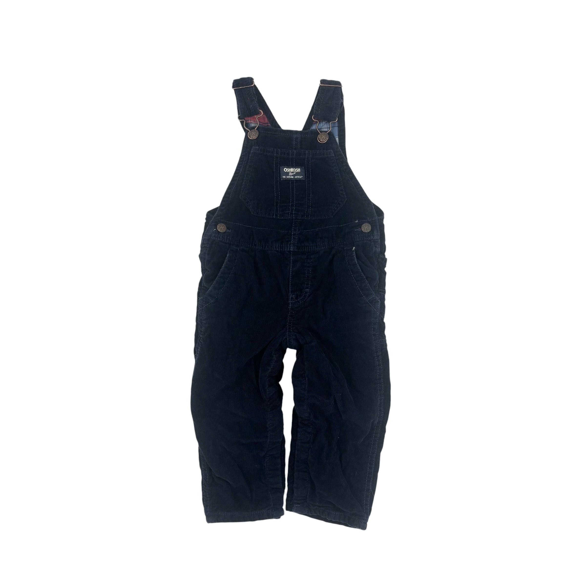 【MADE IN USA】Oshkoshオーバーオール 24month Oshkosh Navy Cord Overalls (24m) – My Little Thrifter