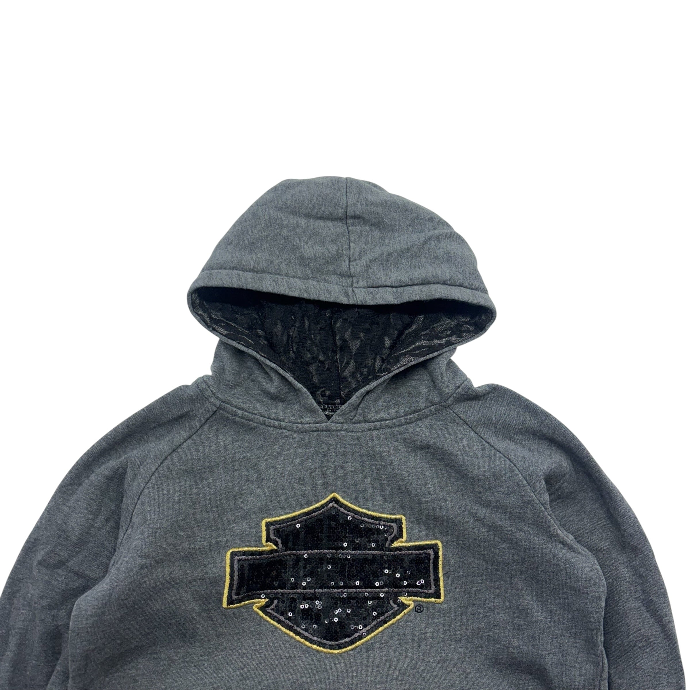 Harley Davidson Sequin Hoodie (7-8)