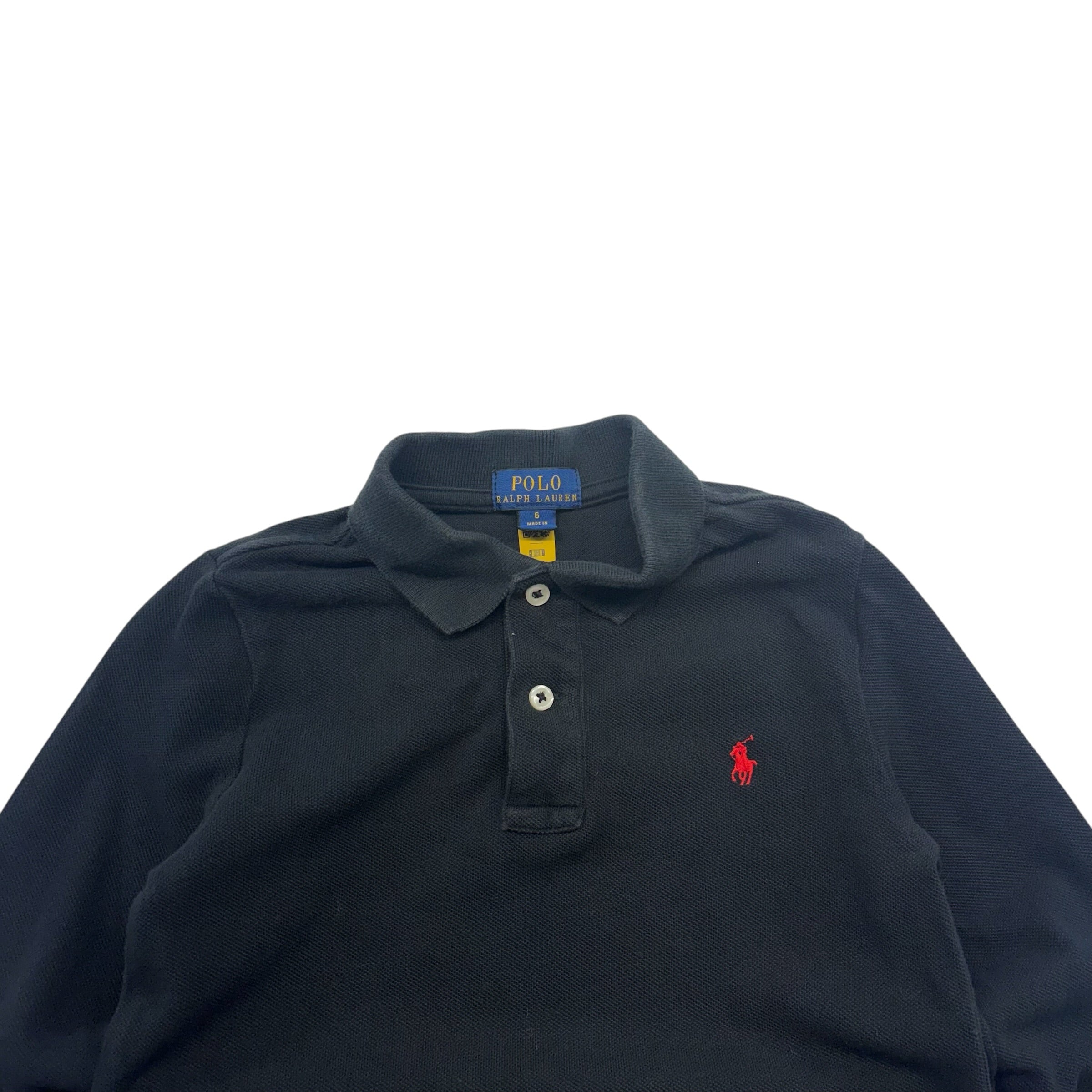 Ralph Lauren Long-Sleeve Black Polo (6)