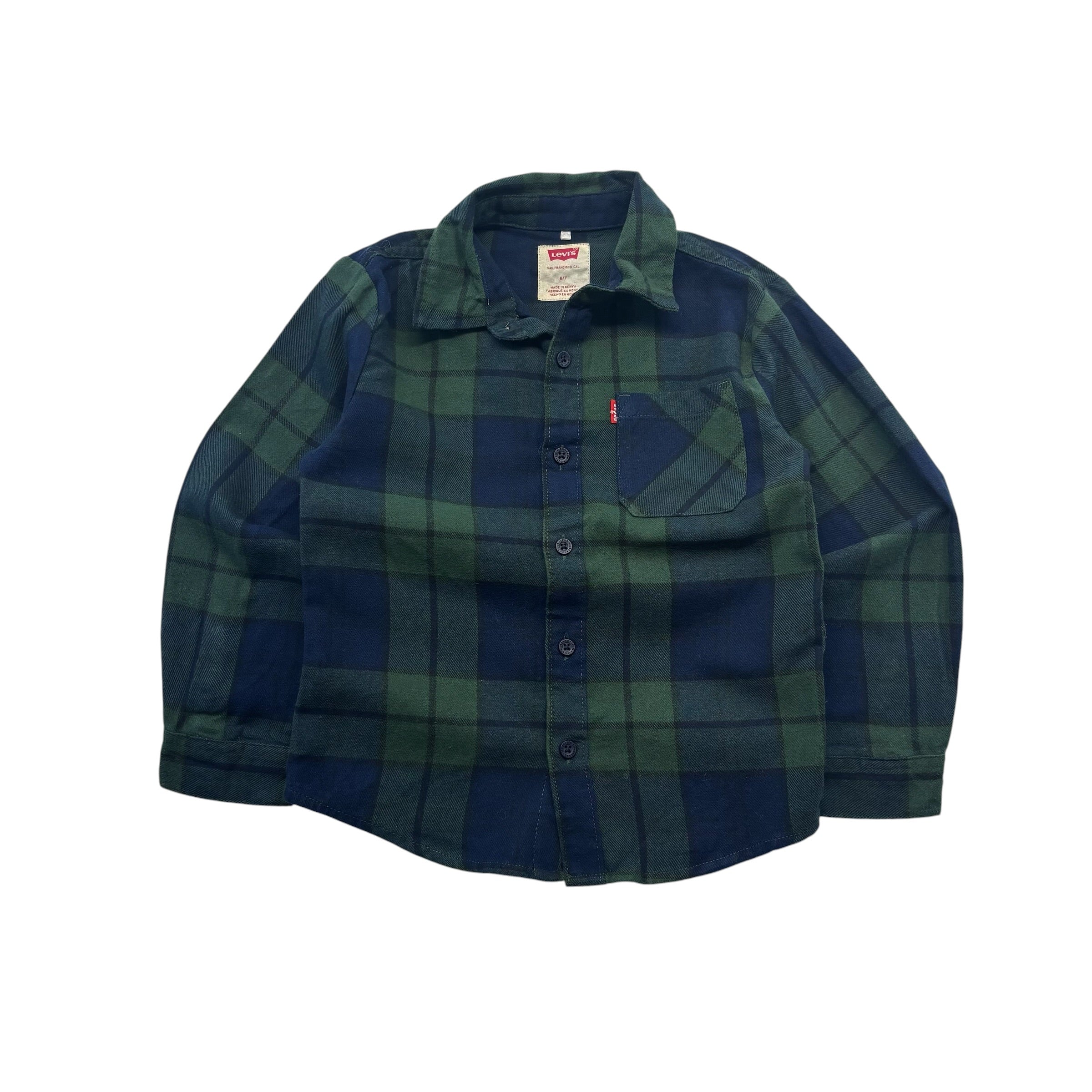 Levis Checkered Shirt (6-7)