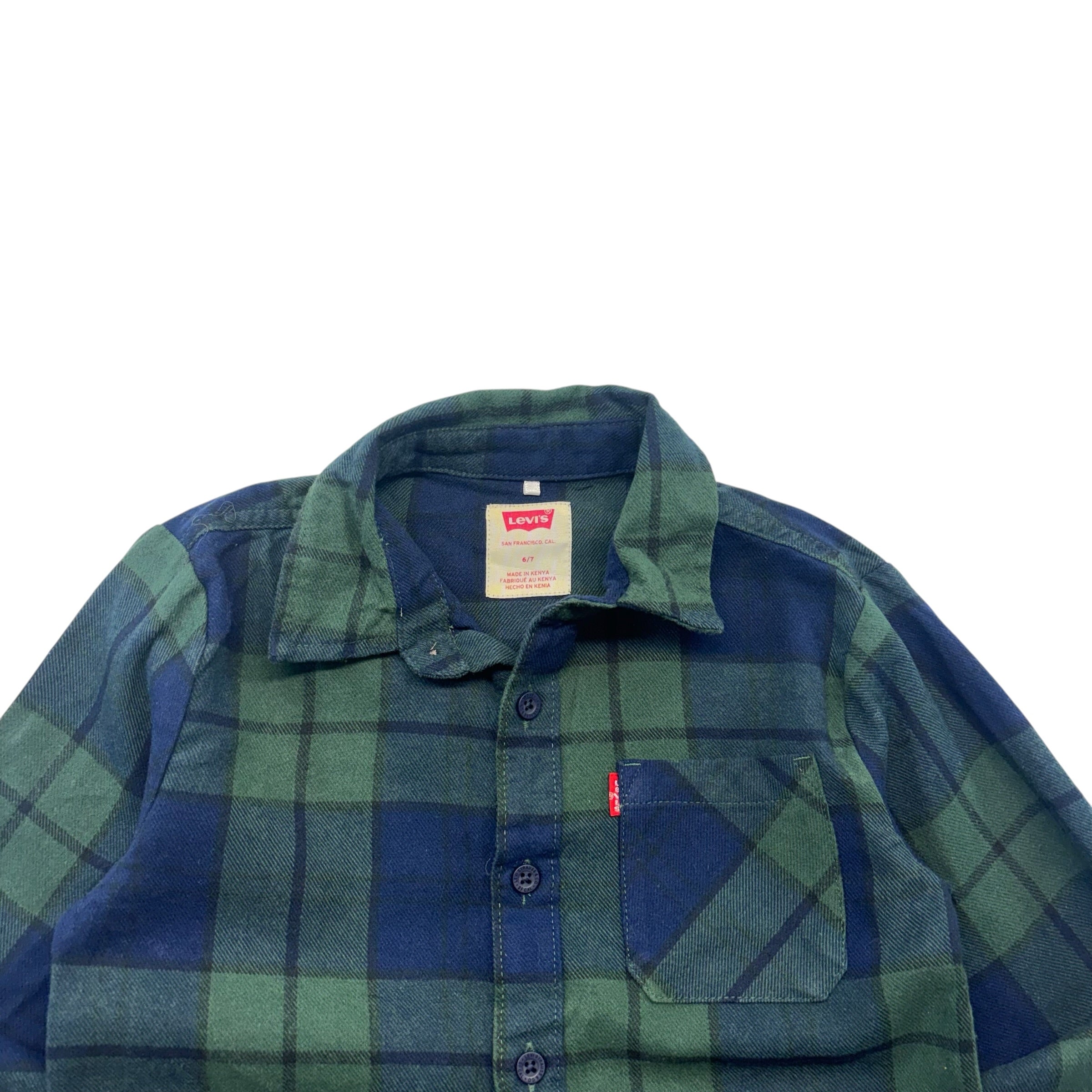 Levis Checkered Shirt (6-7)