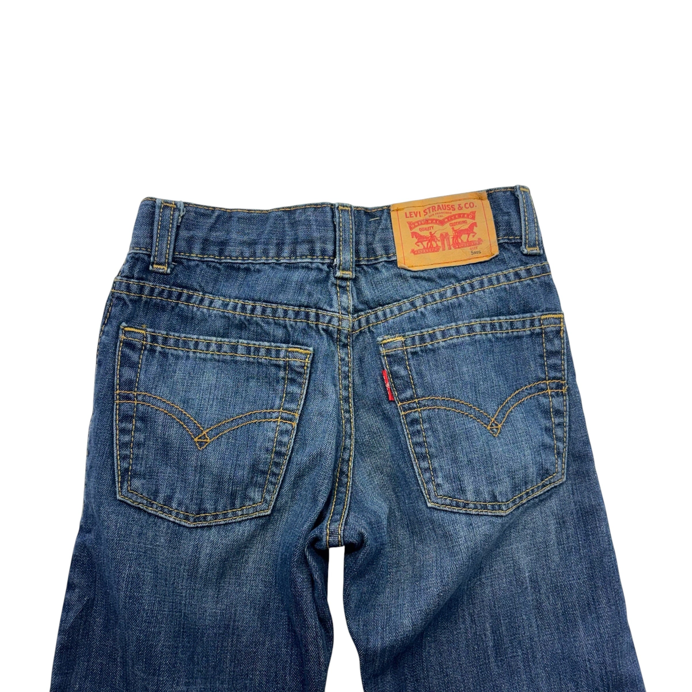 Levis Dark Wash Denim Jeans (4-5)