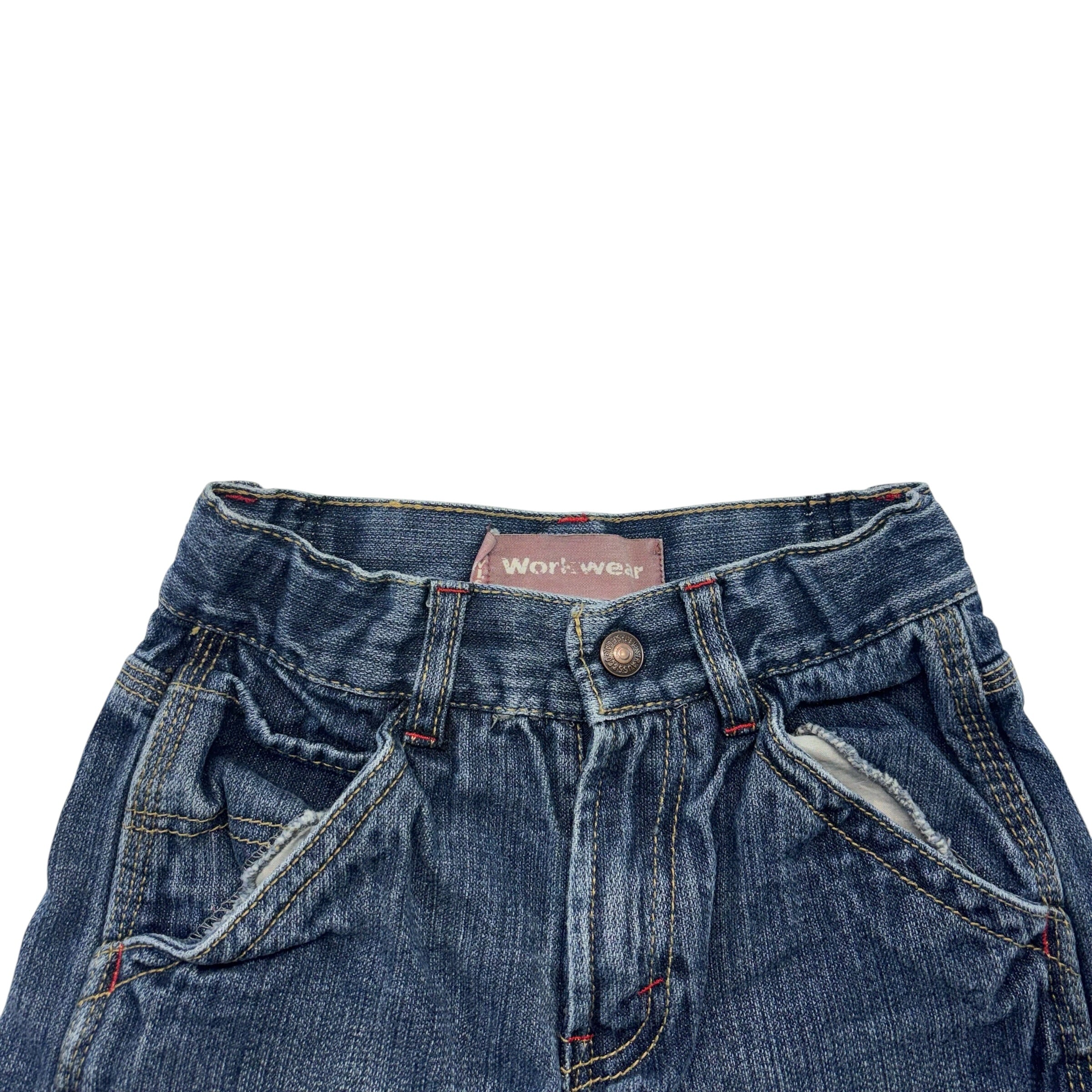 Y2K Levis Dark Wash Denim Jorts (5)