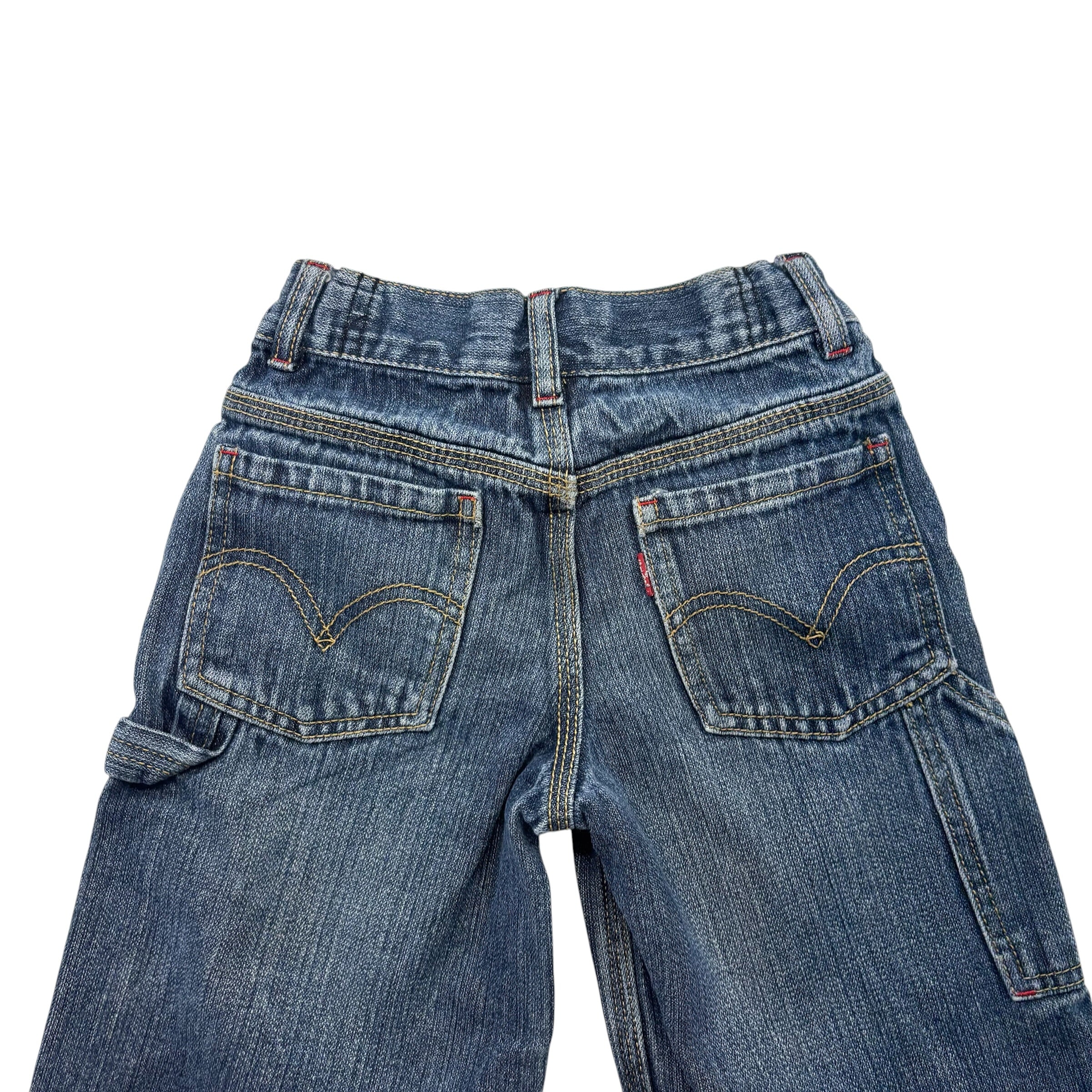 Y2K Levis Dark Wash Denim Jorts (5)