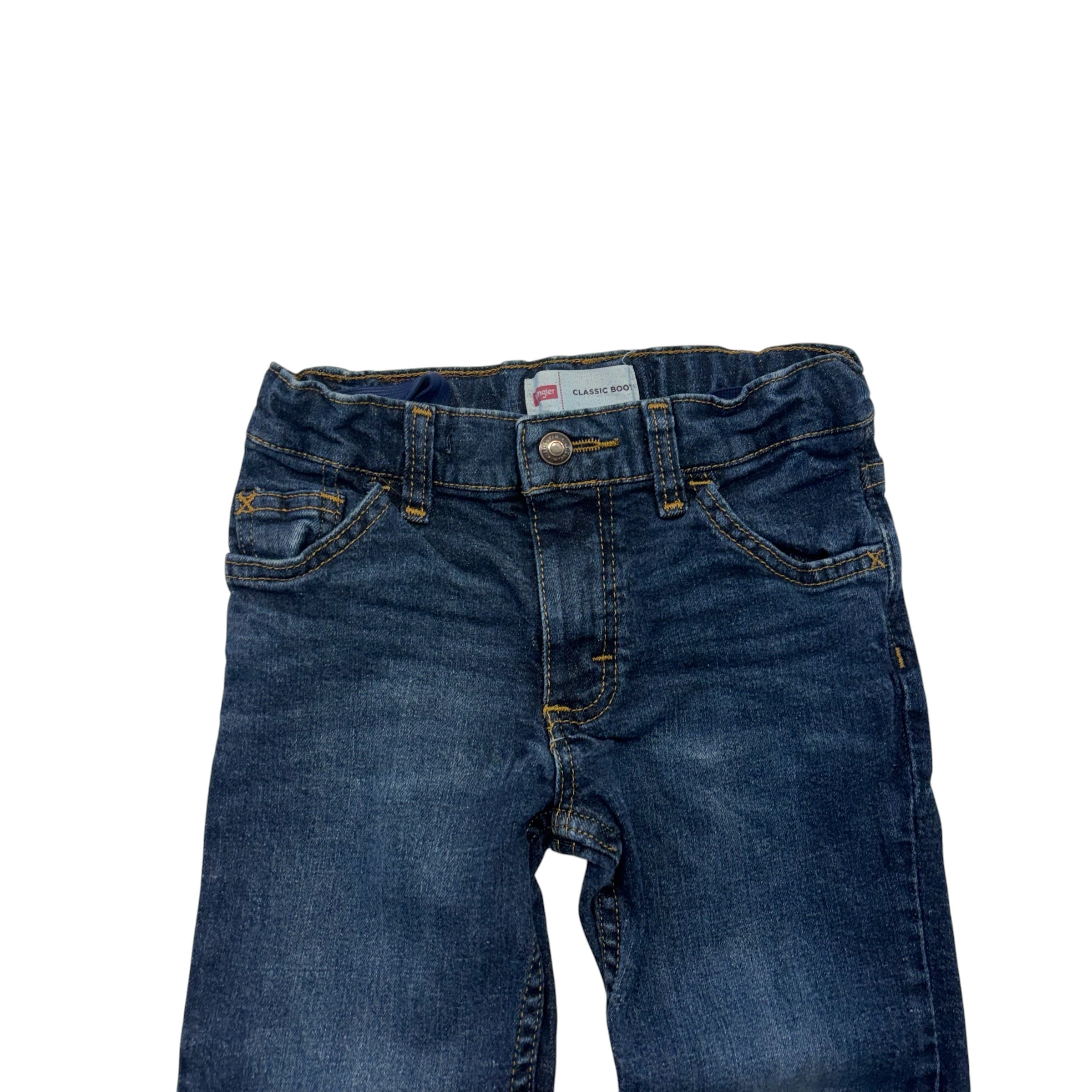 Wrangler Bootcut Dark Wash Jeans (5)