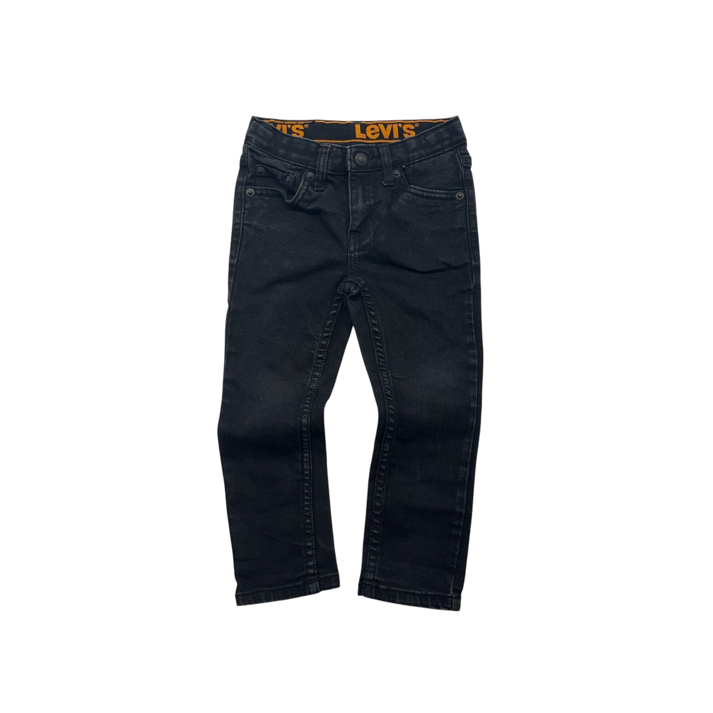 Levis Black Wash Denim Jeans (3T)