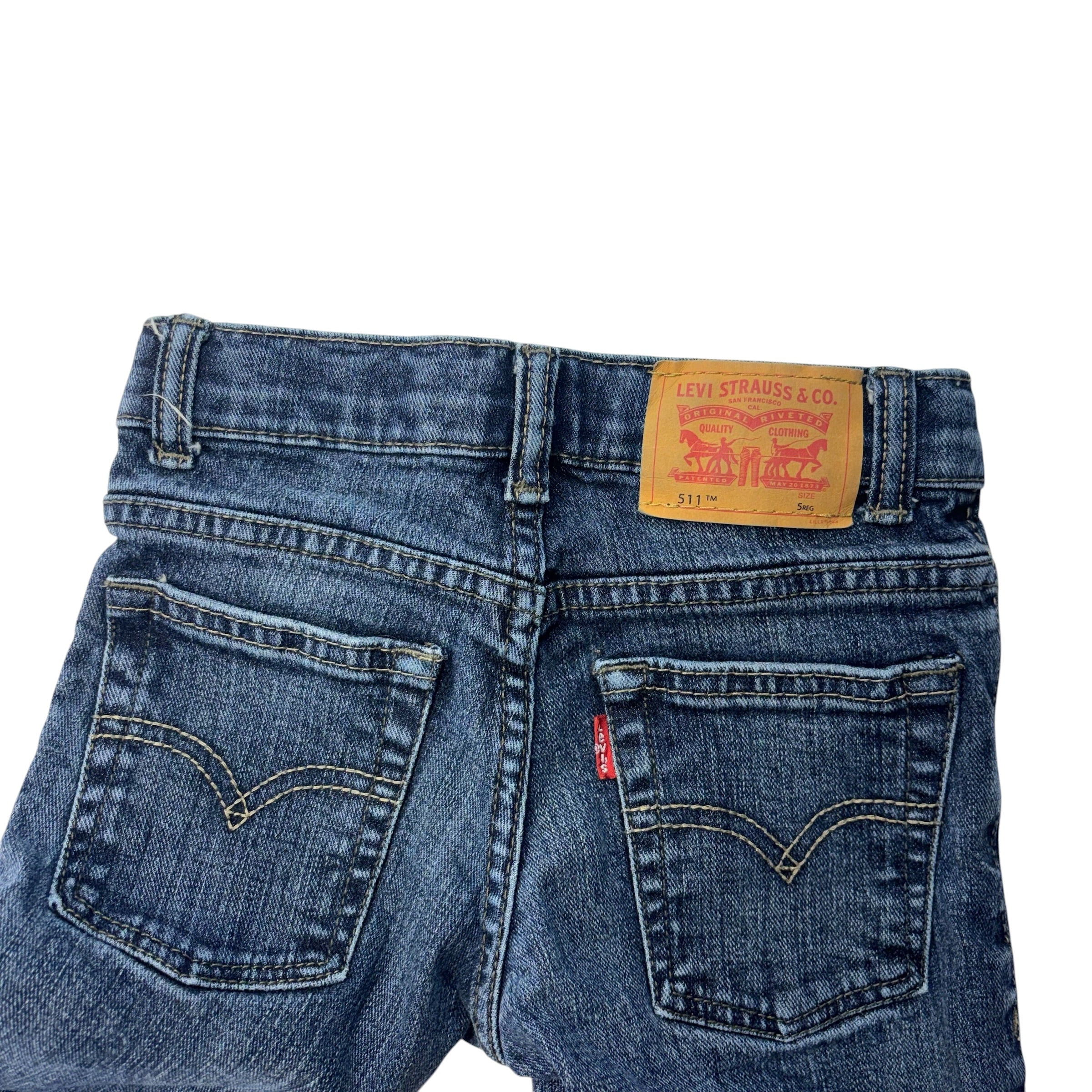 Levis Dark Wash Denim Jeans (4-5)