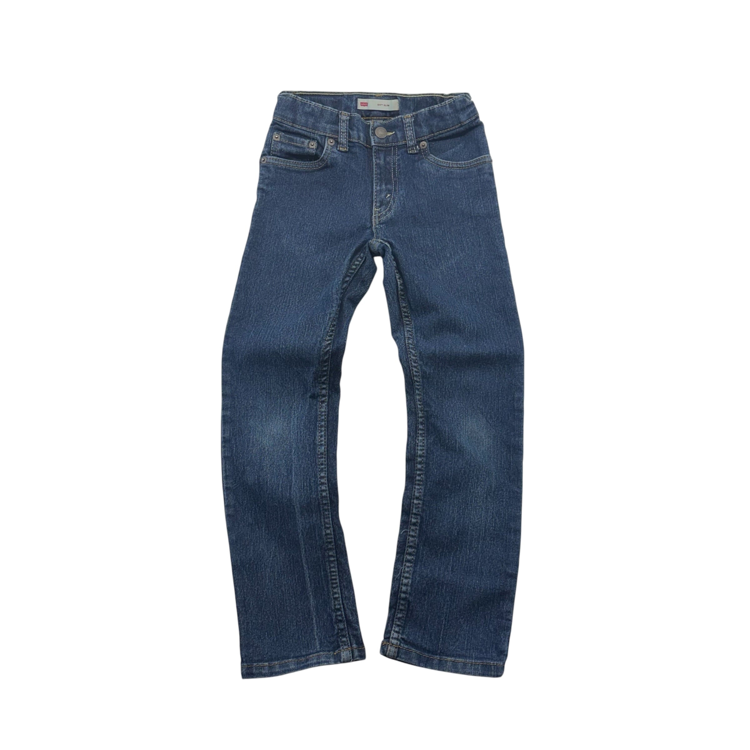 Levis Dark Wash Denim Jeans (6-7)