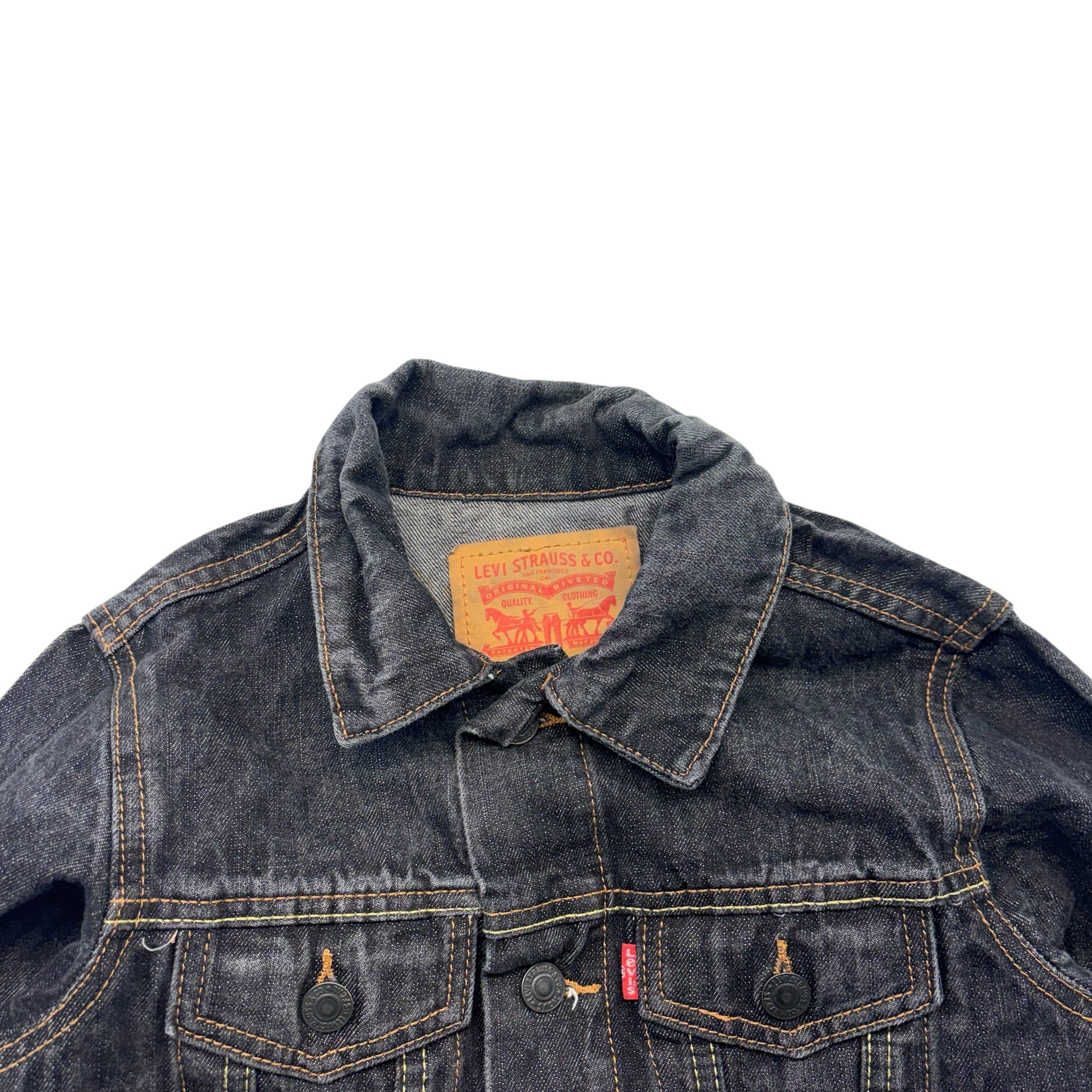 Levis Dark Wash Denim Jacket (8)