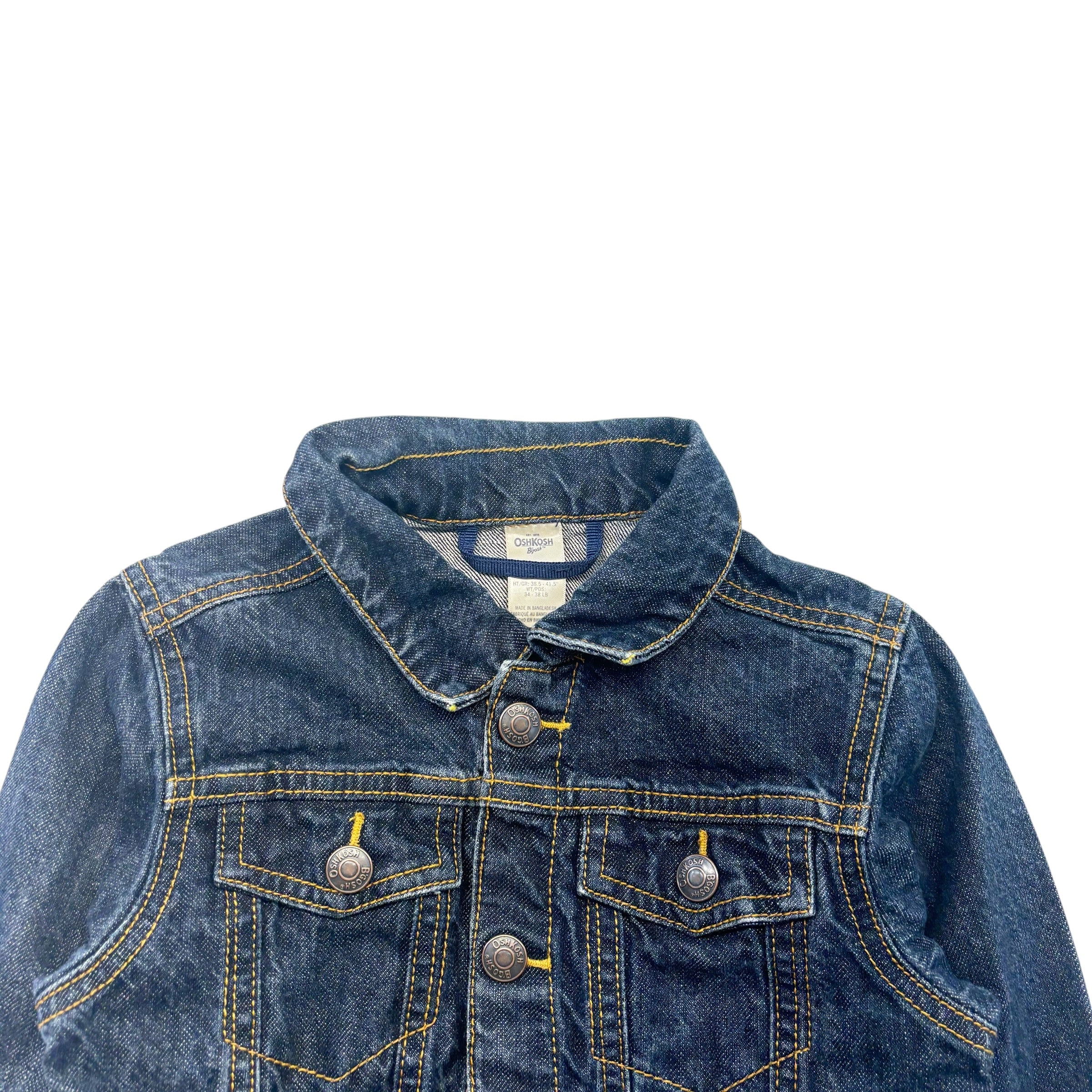 Oshkosh Dark Wash Denim Jacket (4T)