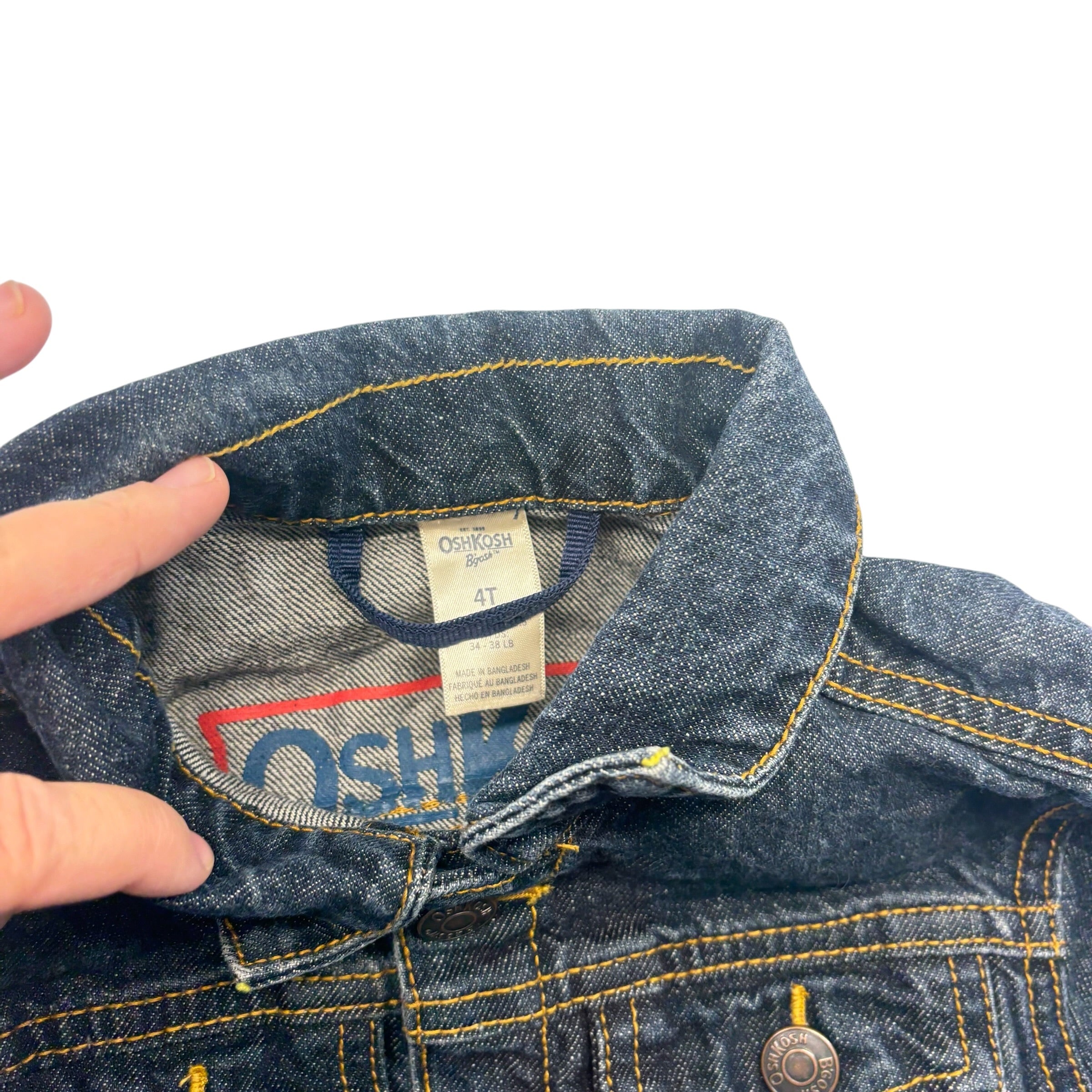 Oshkosh Dark Wash Denim Jacket (4T)