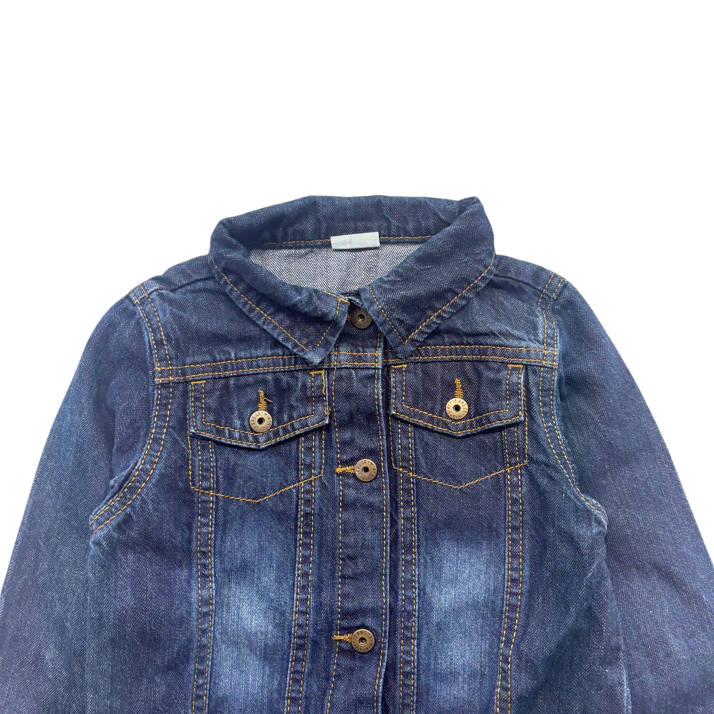Vintage Wrangler Dark Wash Denim Jacket (3-4)