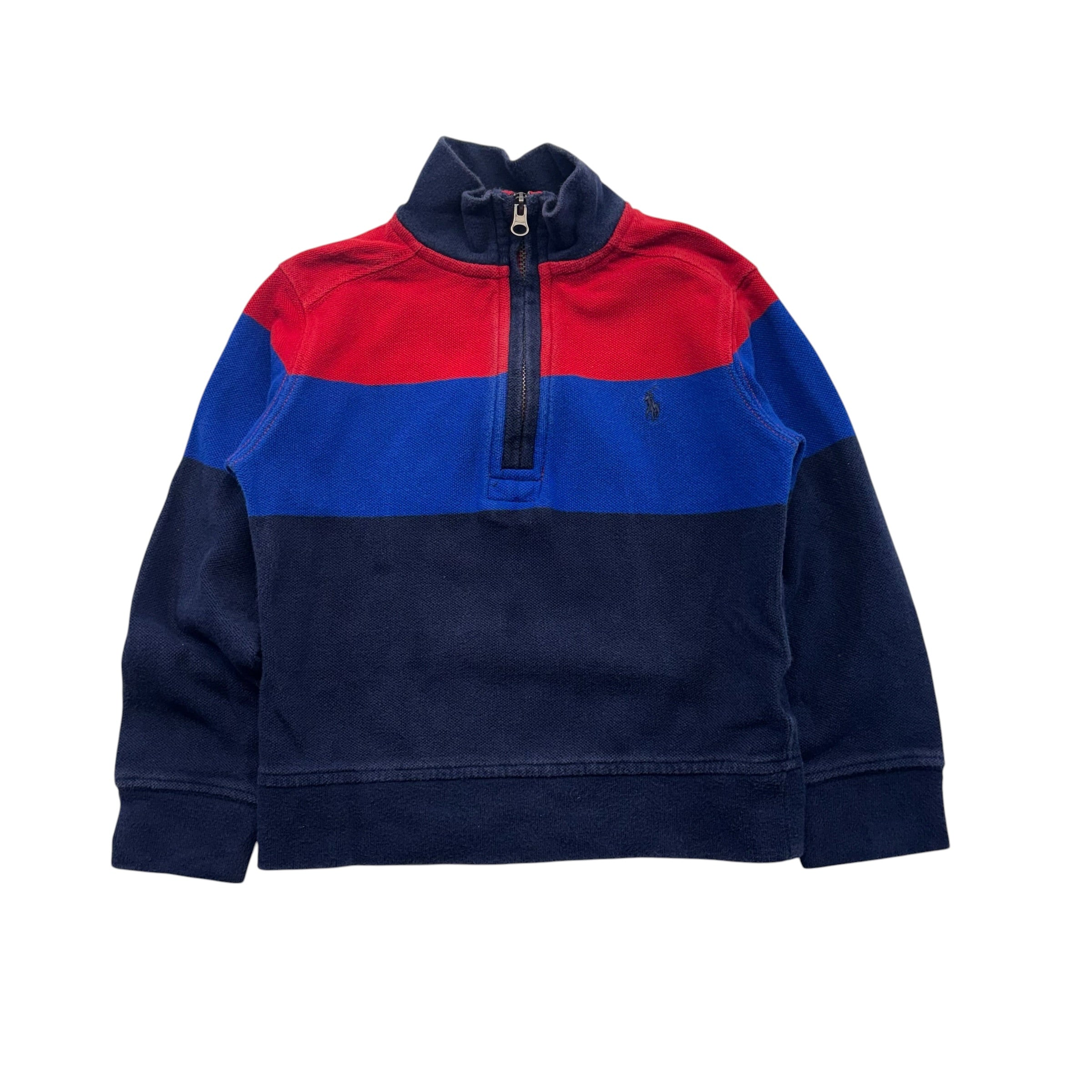 Ralph Lauren Quarter Zip Sweatshirt (3T)