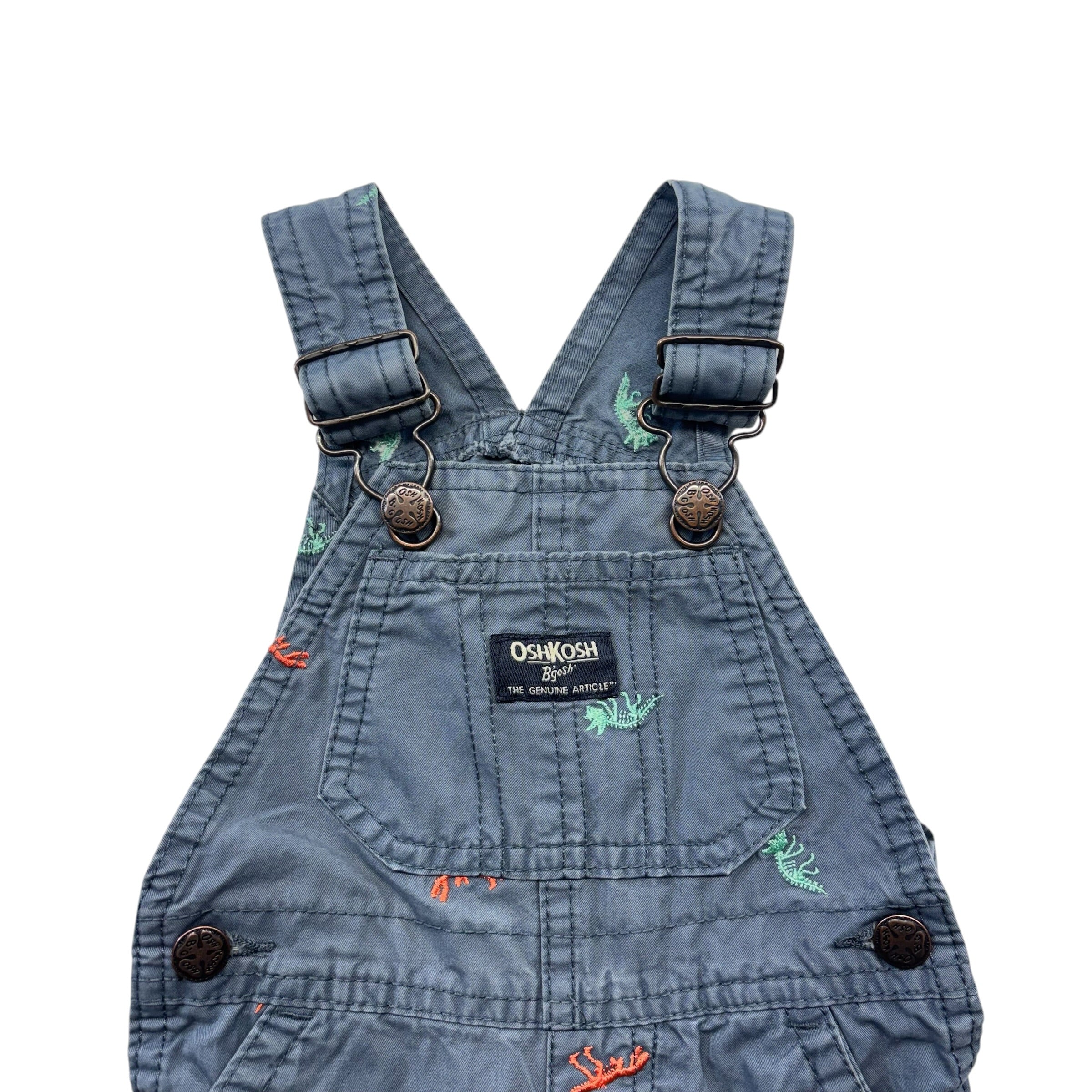 Oshkosh Dinosaur Overalls (9m)
