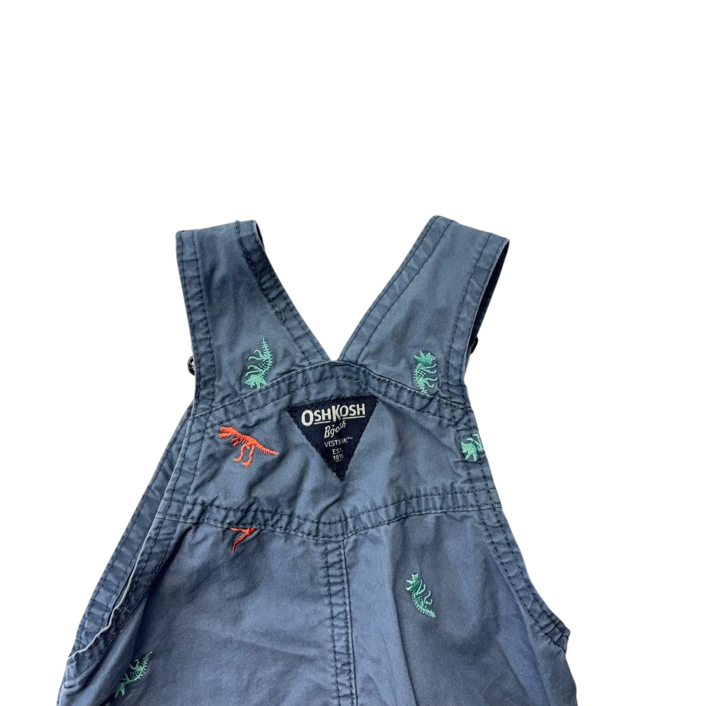 Oshkosh Dinosaur Overalls (9m)