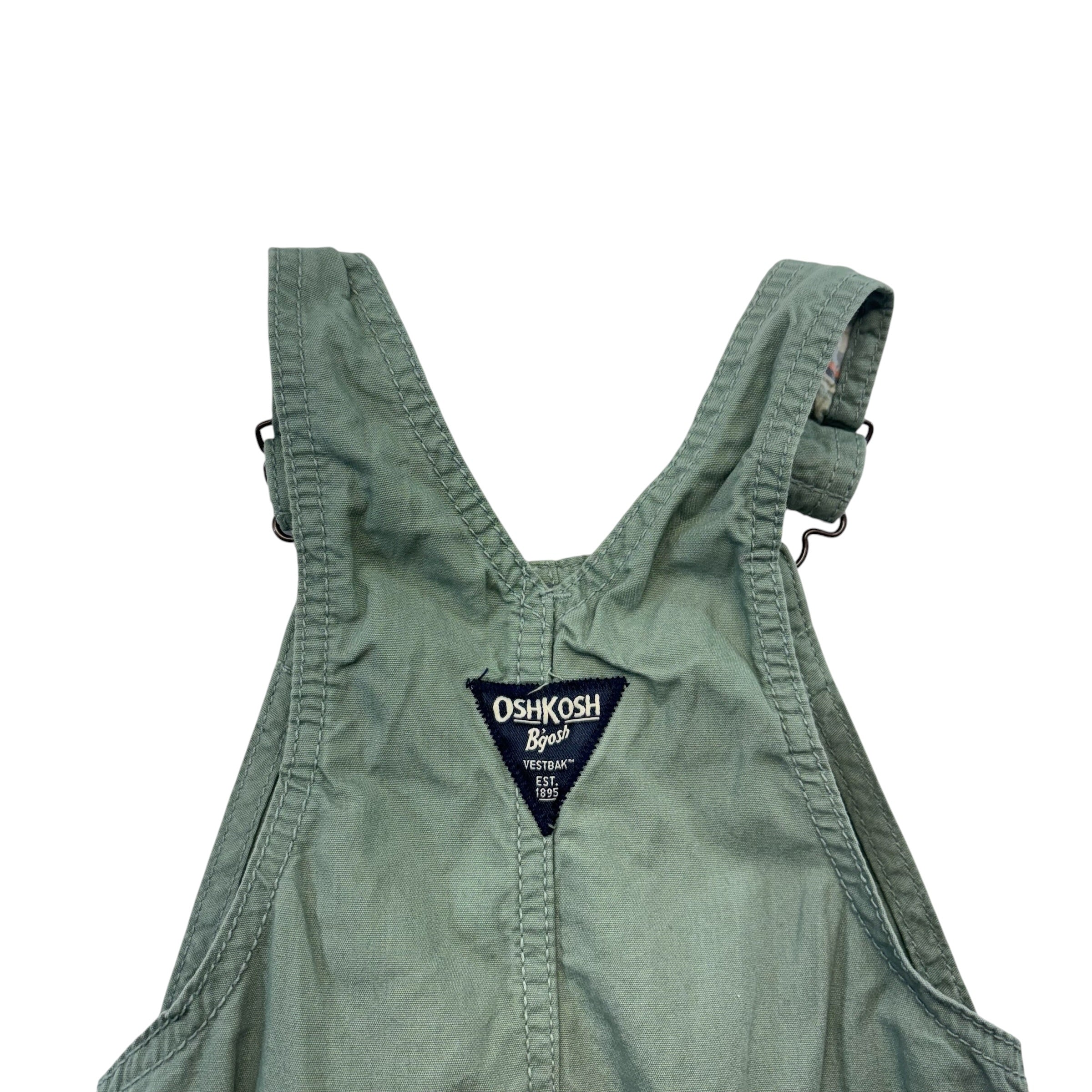 Oshkosh Green Overalls (18m)
