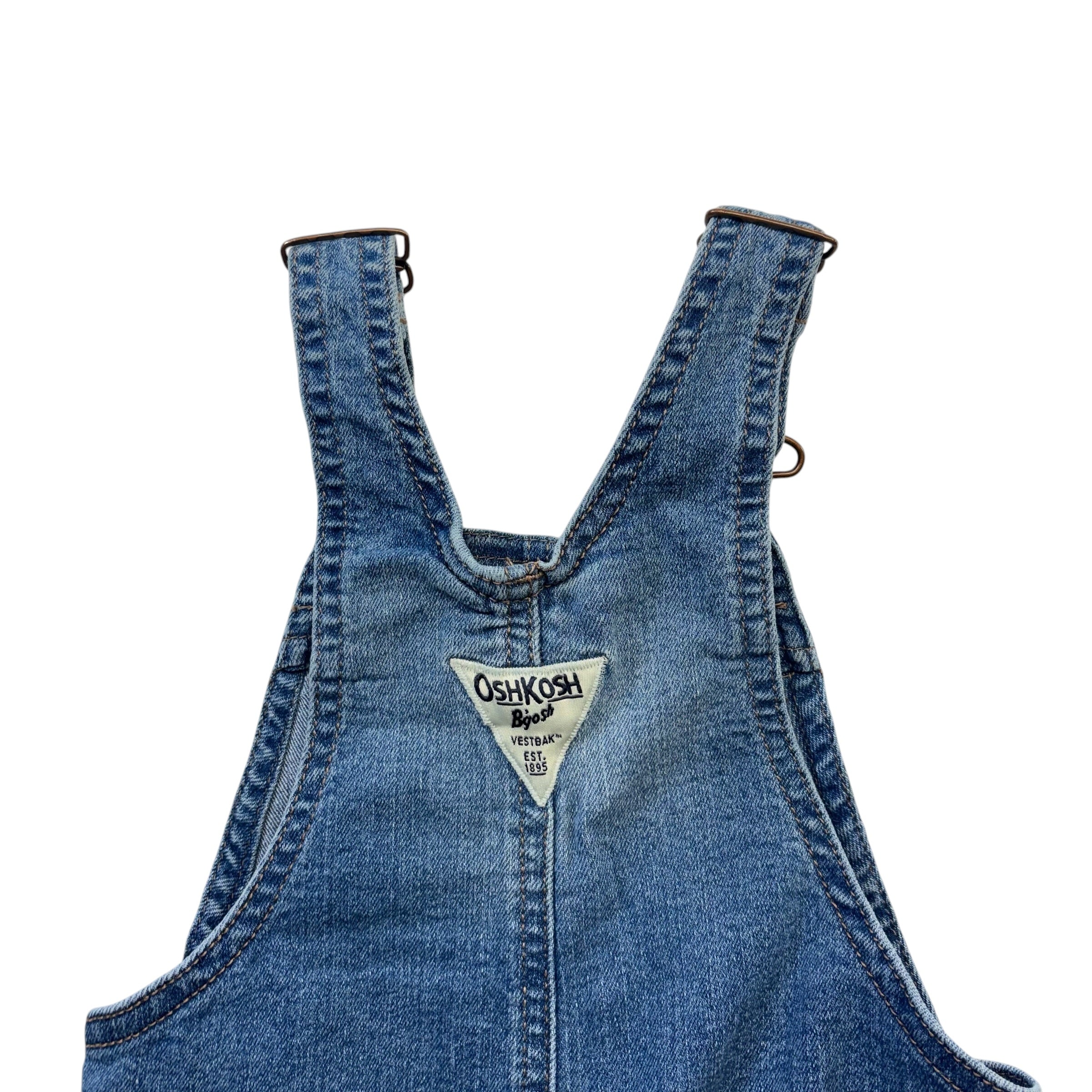 Oshkosh Denim Floral Overalls (18m)
