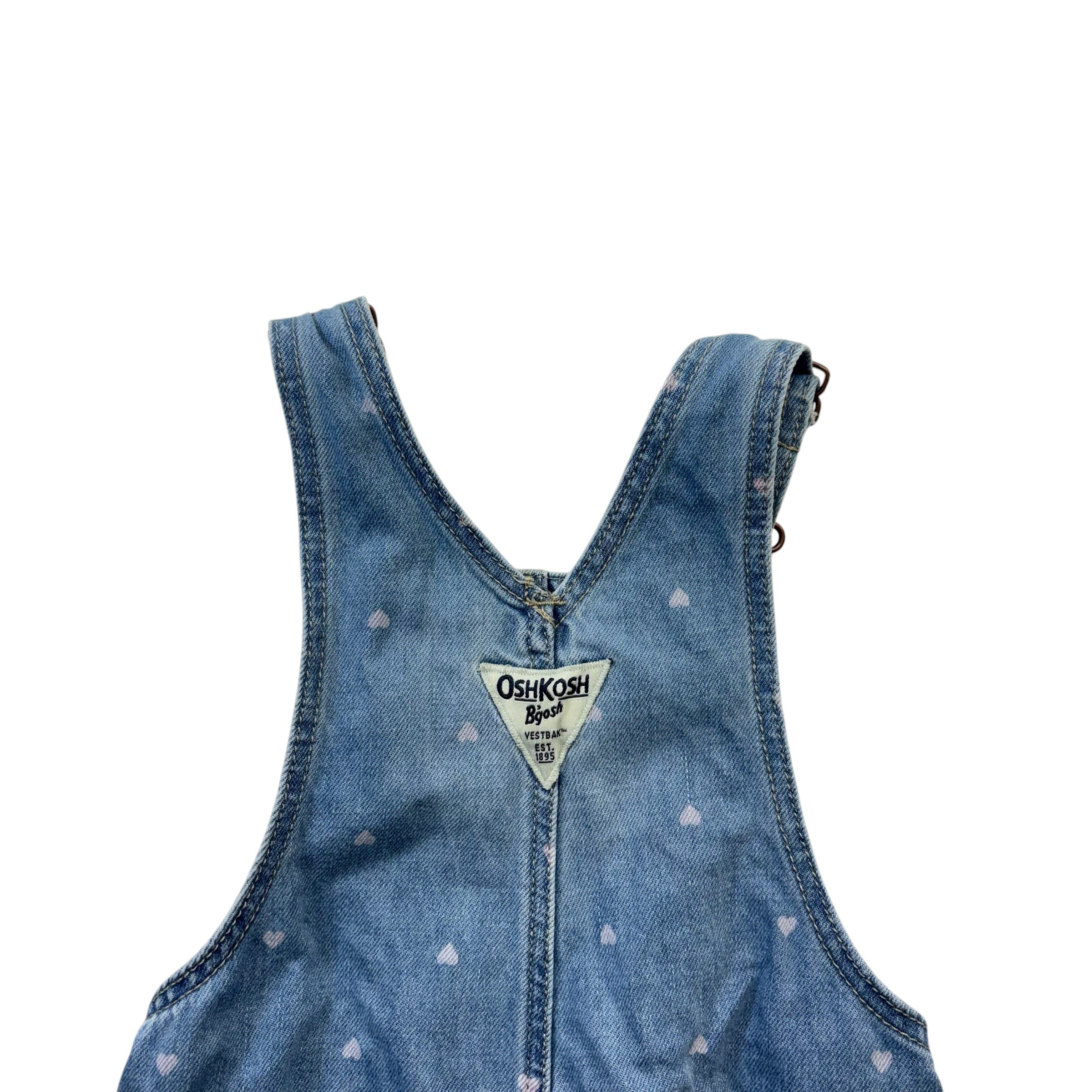 Oshkosh Denim Heart Overalls (18m)